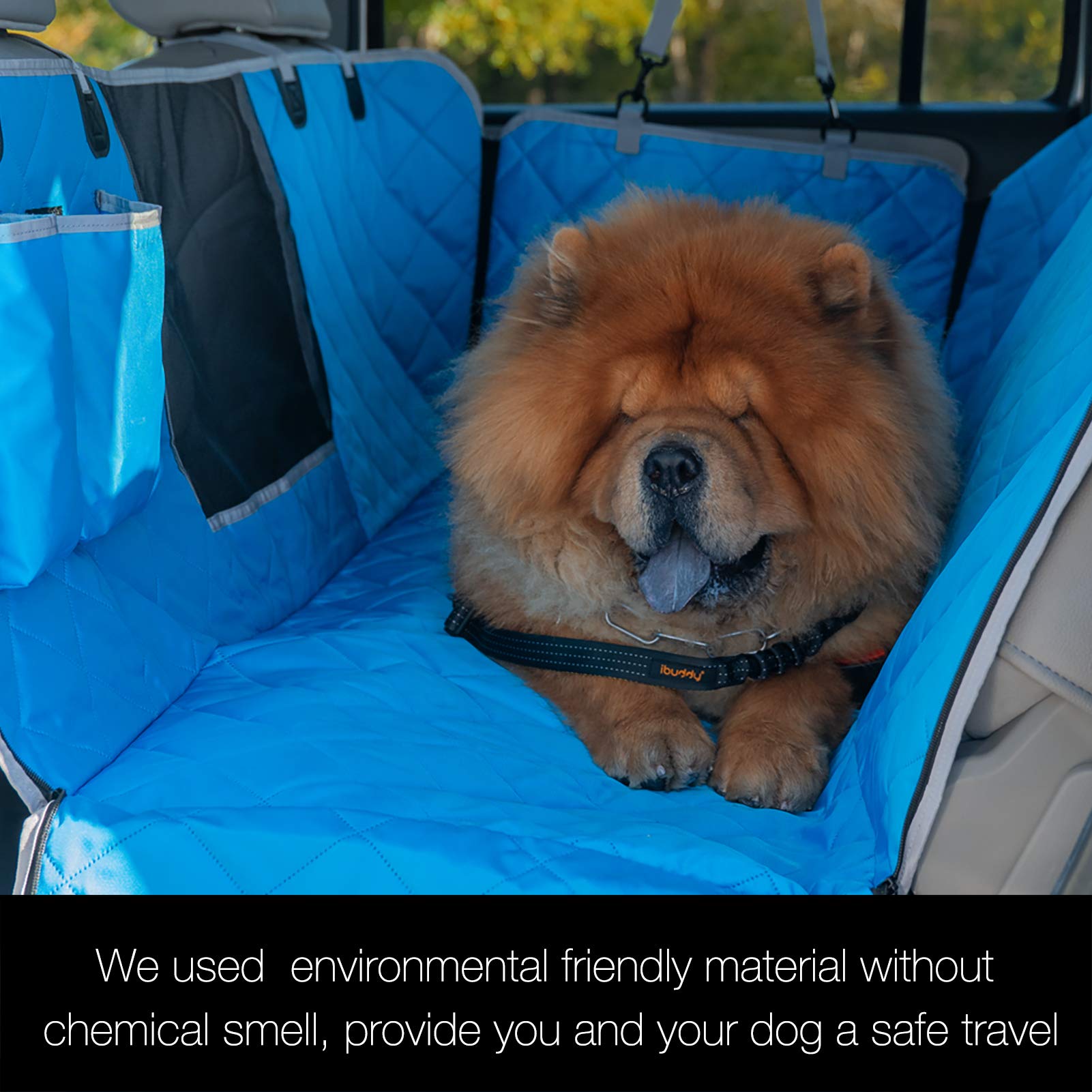 Ibuddy Dog Seat Cover For Suv And Small Truck, Waterproof Car Hammock Heavy Duty Back Seat Cover For Dog With Mesh Window Durabl