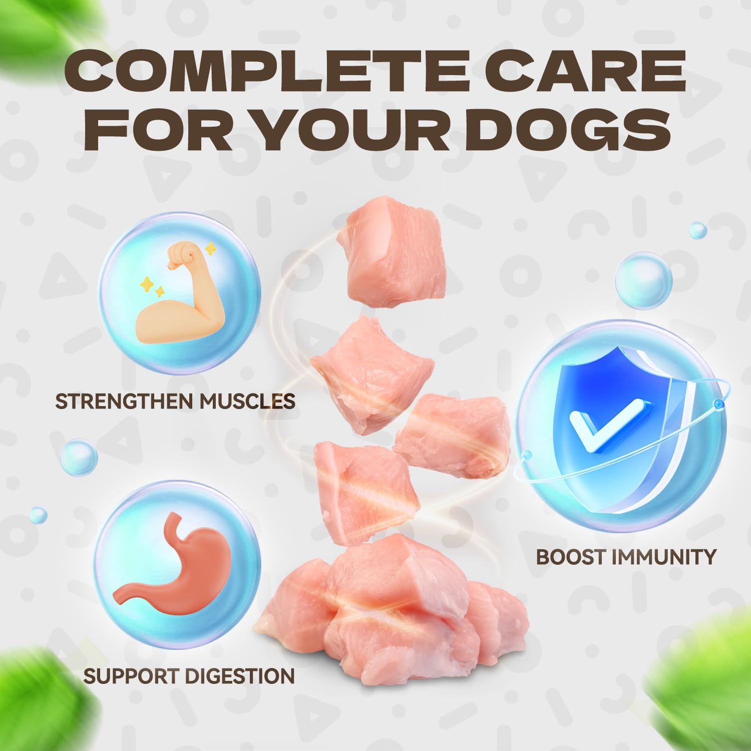 KUADELRO Chicken Wrapped Double Sweet Potato Dog Treats, Real Chicken Jerky Training Treats High Protein Dog Soft Chews for Smal