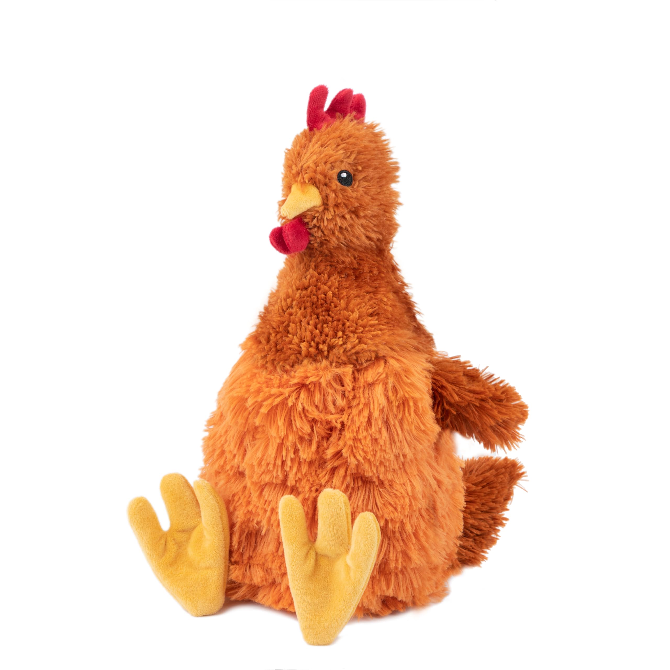 Best Pet Supplies Chicken Crinkle Plush Dog Toys for Interactive Play, Puppy and Senior Indoor Play, Colorful Chicken Toy Shape,