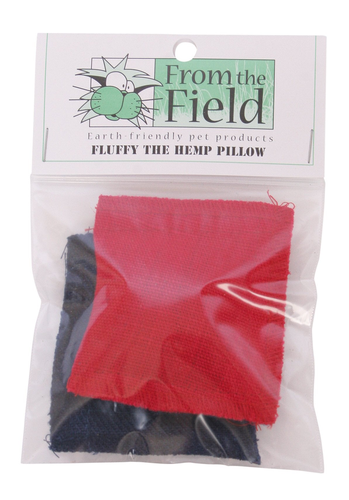 From The Field 2-Pack Fluffy The Hemp Pillow Catnip Toy