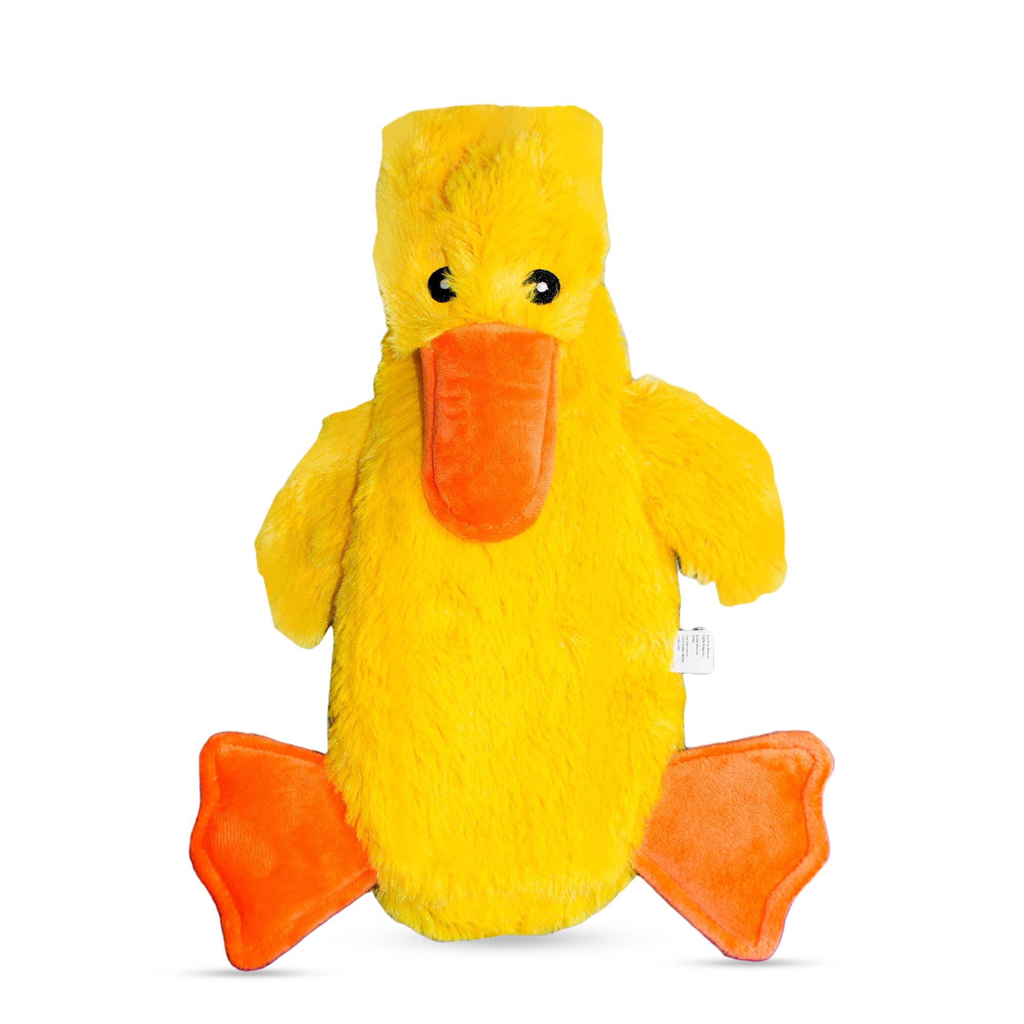 Fga Marketplace Duck Flat No Stuffing No Squeak Plush Dog Toy, Funny Style Will Entertain Your Pet For Hours, Recommended For Sm