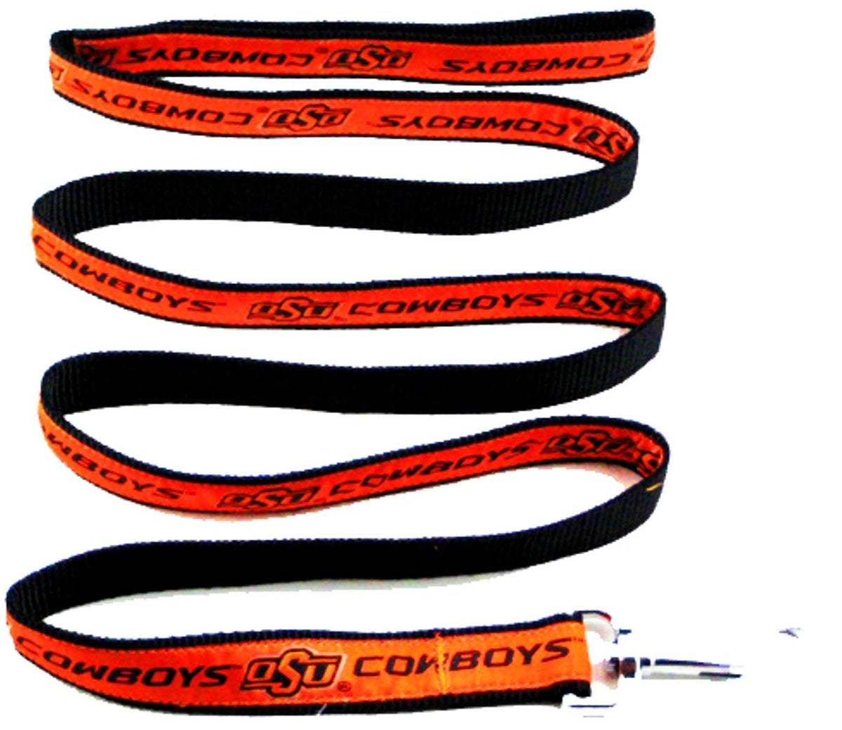 Ncaa Pet Leash, Medium, Oklahoma State Cowboys, Dog Leash, Shiny & Colorful Leash For Dogs & Cats Licensed By The Ncaa, Old Version