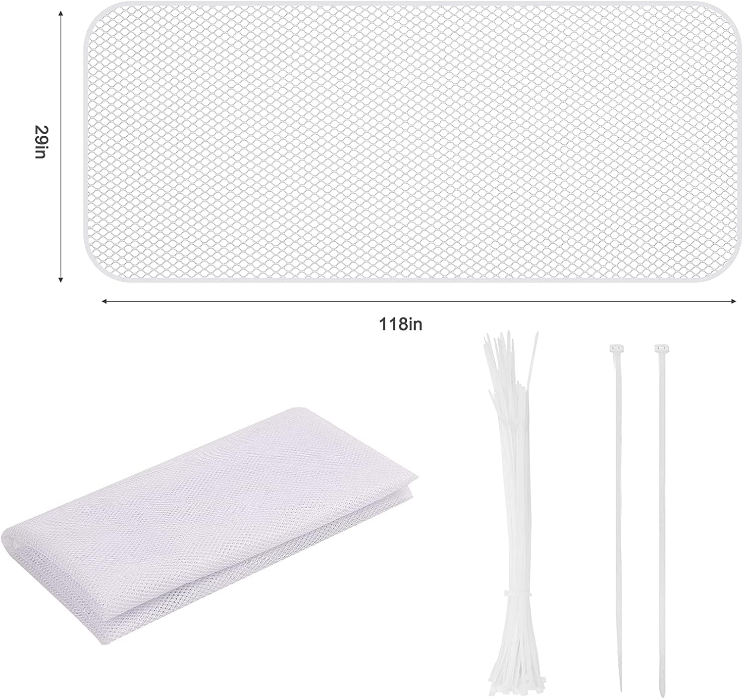 Child Safety Net, Durable Banister Guard for Baby Safety Stairs Railing Balcony Cribs, Banister Stair Mesh Baby Proofing, Easy t