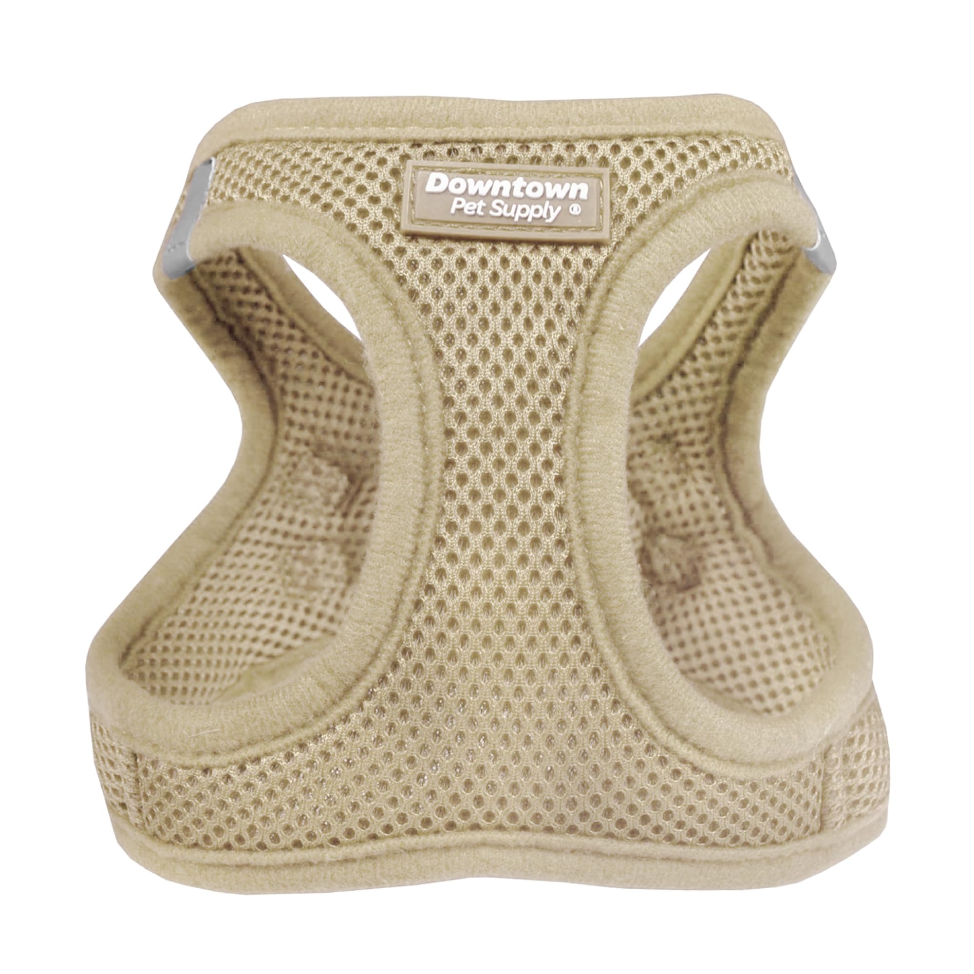 Downtown Pet Supply Step In Dog Harness For Small Dogs No Pull, Large, Khaki - Adjustable Harness With Padded Mesh Fabric And Re