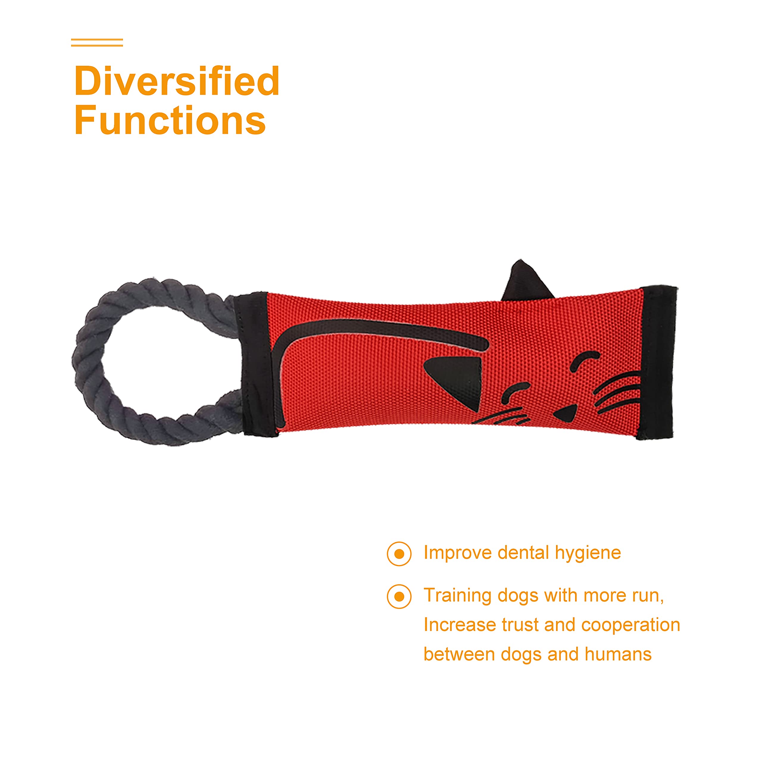 Purrrfect Life Fire Hose Interactive Squeaking Water Dog Toy, Dog Toy For Tug O War, Durable Dog Chew Toy With Squeakers, No Stu