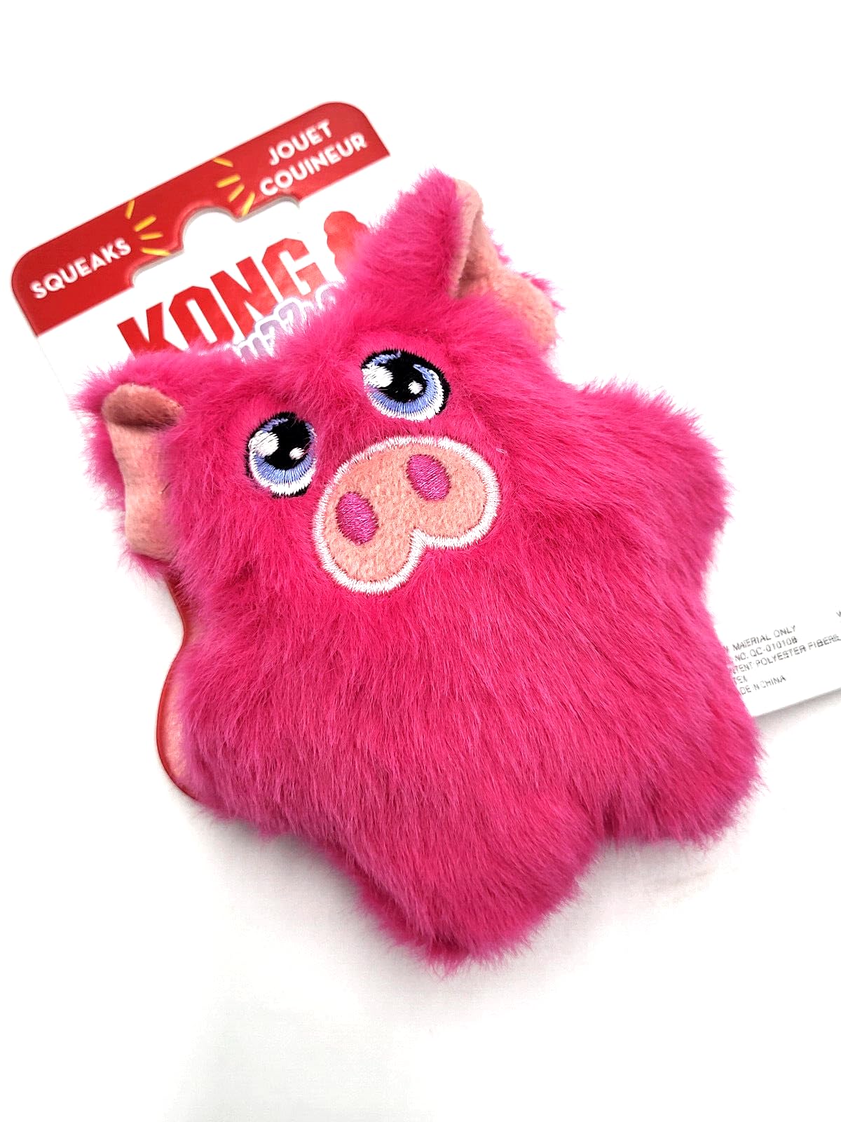 Kong Snuzzles Kiddos Mini Squeaker Dog Toy Extra Small (Pig)
