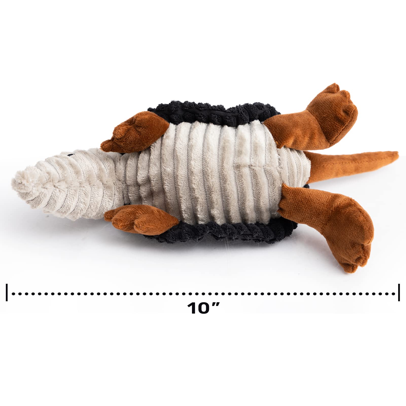 Hollypet Dog Toys-Squeaky Dog Toys-Large Dog Toys-Plush Dog Toys-Big Dog Toys-Stuffed Dog Toys-Durable Dog Toys-Puppy Chew Toys-Dog Chew Toys For Small, Medium, Large Dogs, Brown