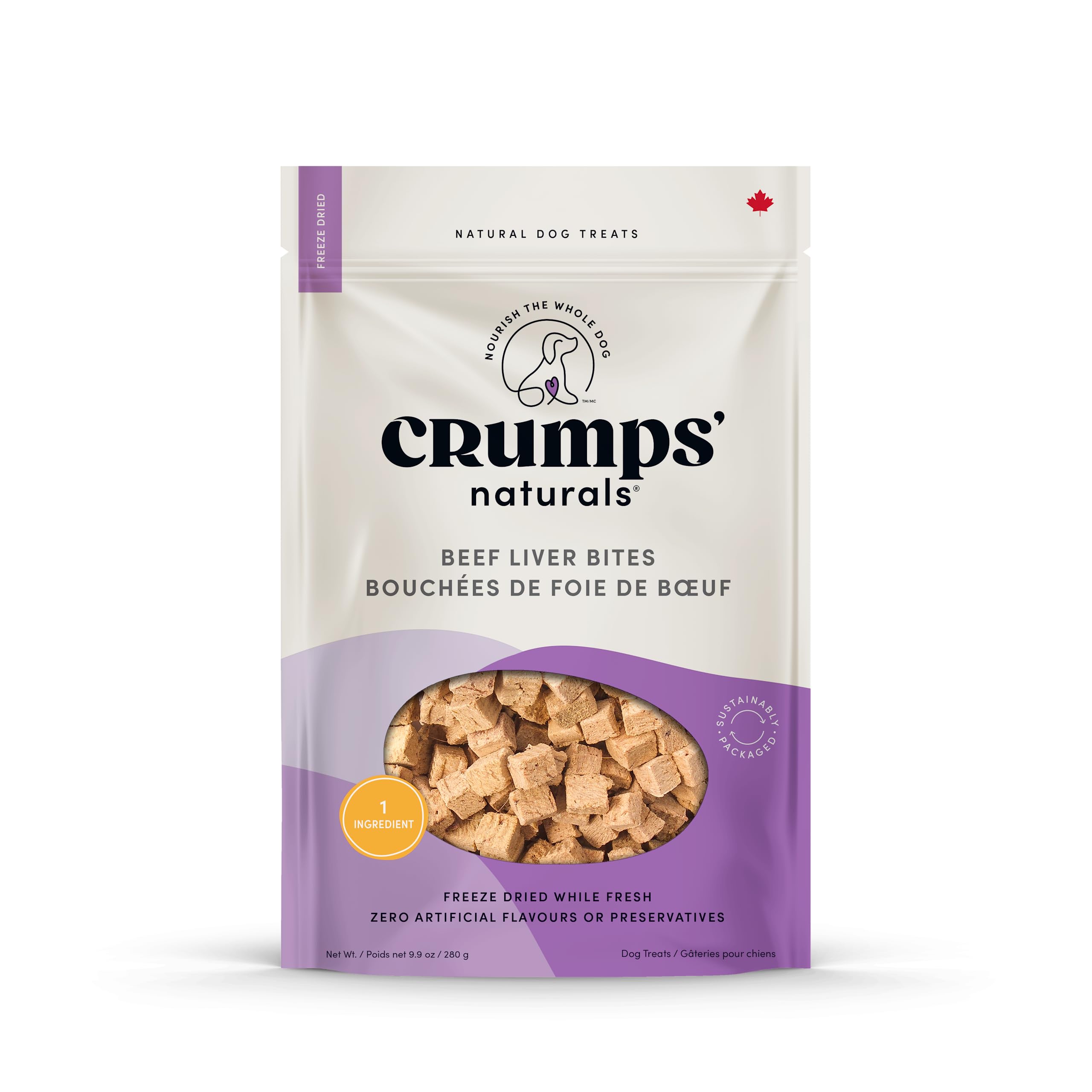 Crumps Naturals Beef Liver Bites For Pets, 10-Ounce