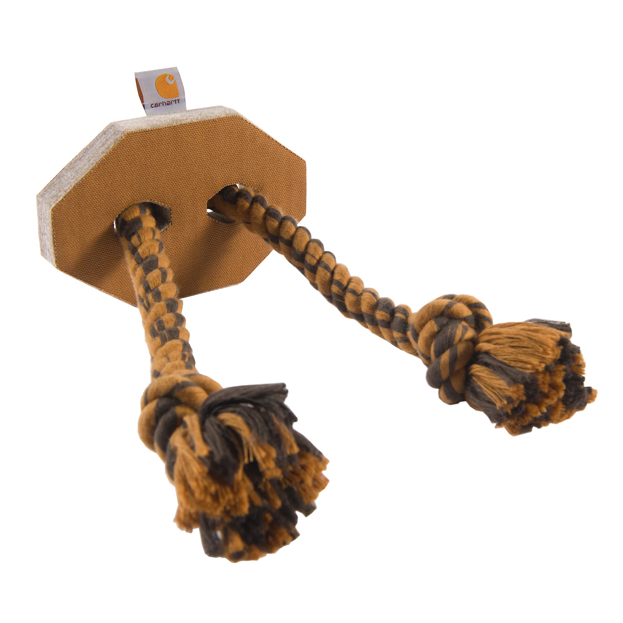 Carhartt Pet Training Tools, Rugged Dog Toys for Tug and Fetch, Firm Duck Hex Dog Pull