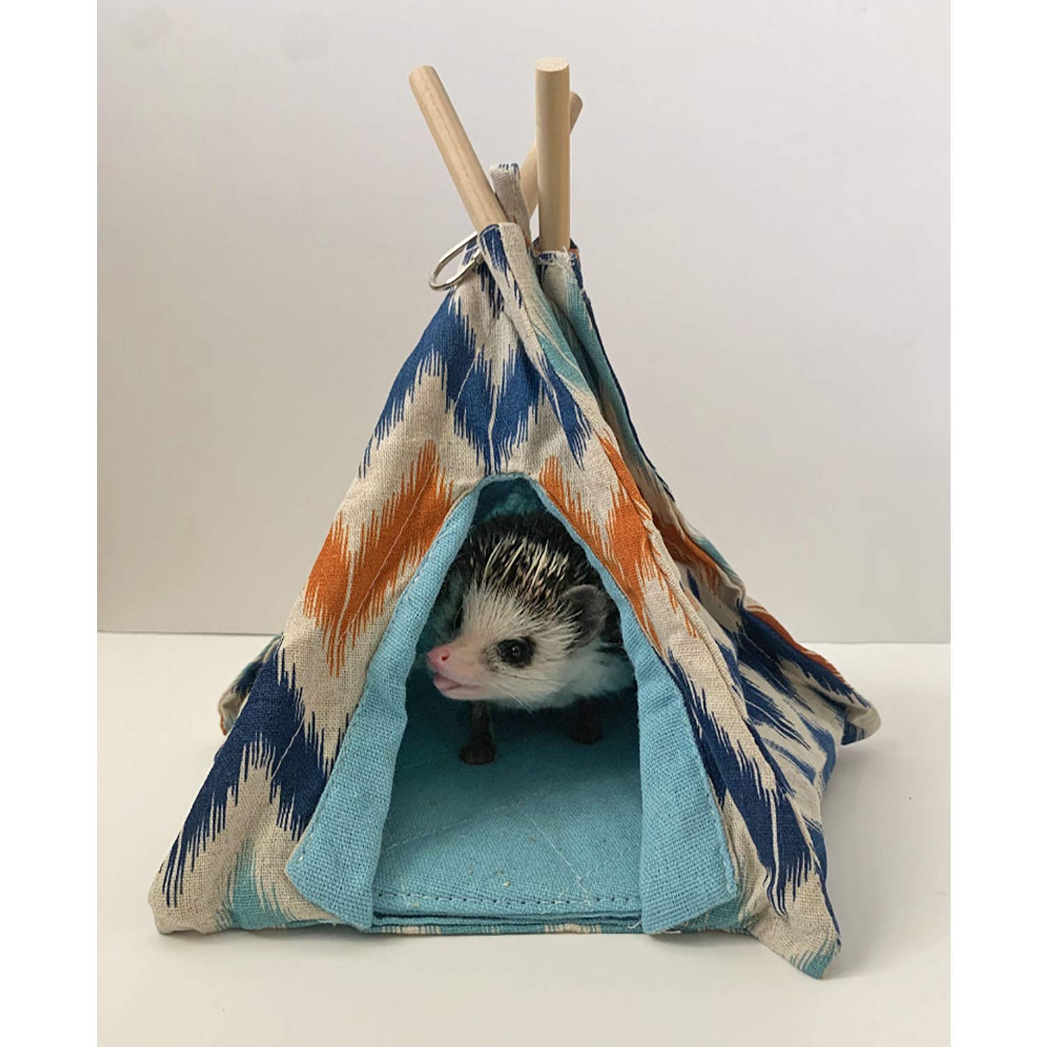 Teepee Tent (Medium) - Small Animal Bed - For Hamster, Sugar Gliders, Hedgehogs, Guinea Pigs, Gerbils, Rats, Degus And Other Sma