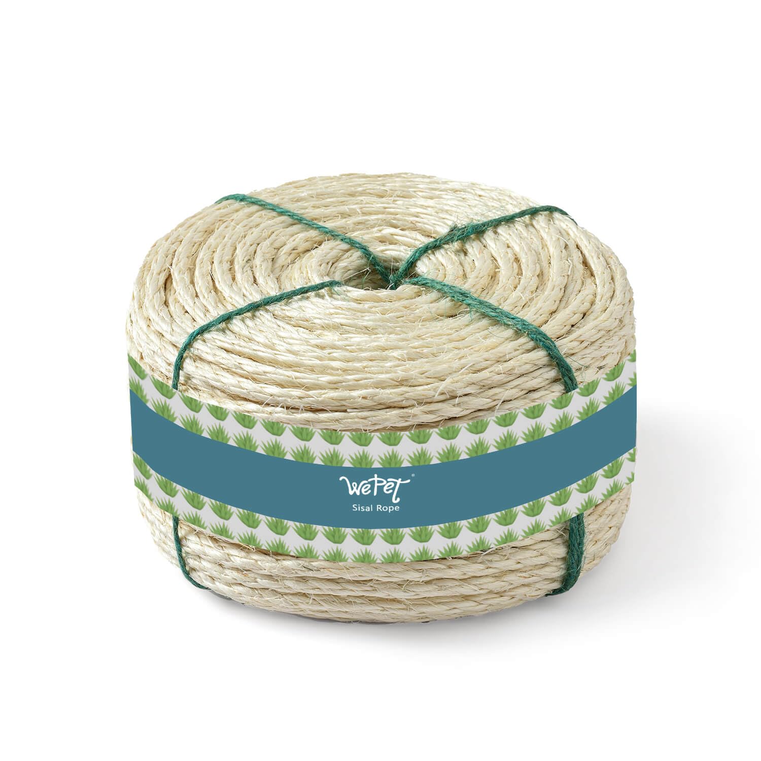 Cat Natural Sisal Rope For Scratching Post Tree Replacement, Hemp Rope For Repairing, Recovering Or Diy Scratcher, White, 90Ft