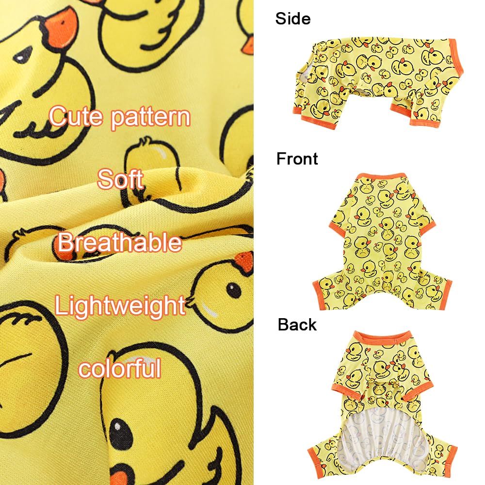 Yikeyo Dog Pajamas Small Sized Boy Girl, Cotton Stretchable Pet Clothes Jammies Puppy Outfits For Dogs Female Male, Spring Summe