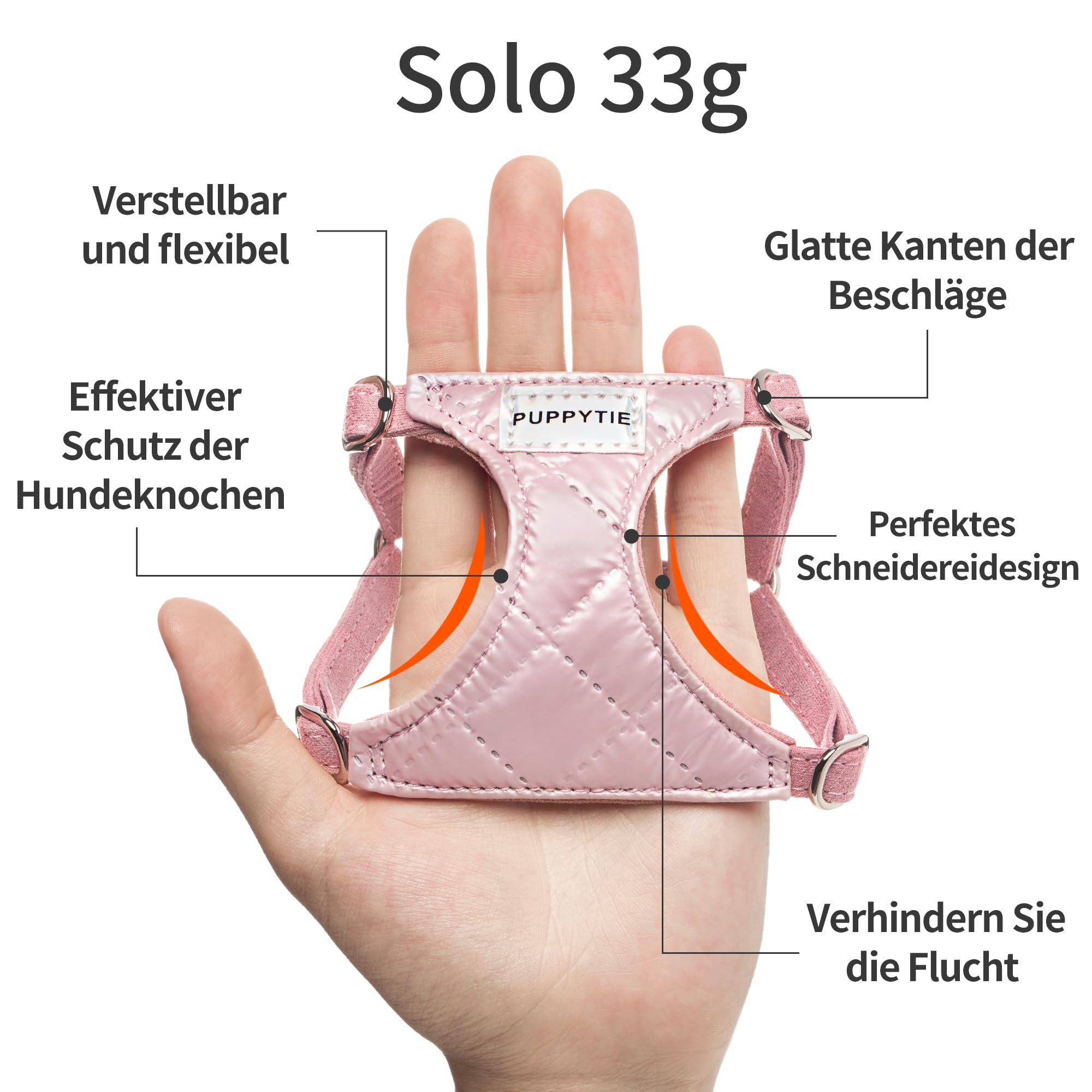 No Pull Xs Dog Harness With Multifunction Dog Leash,Soft Adjustable No Choke Escape Proof Pet Harness Vest,Glossy Pink,Xxs