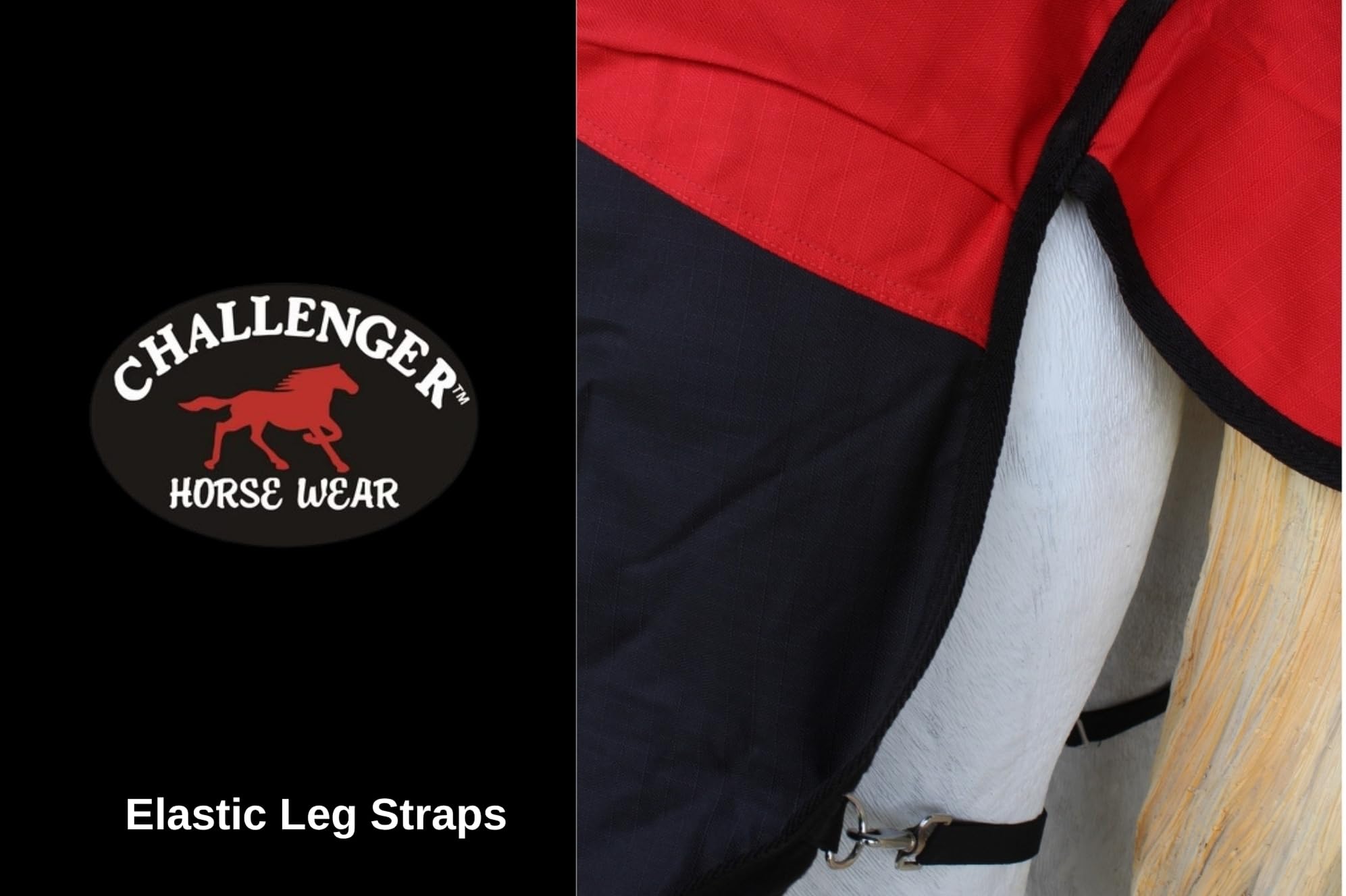 Challenger 78' 1200D Turnout Waterproof Fleece Lined Medium Winter Blanket Sheet 386Lg