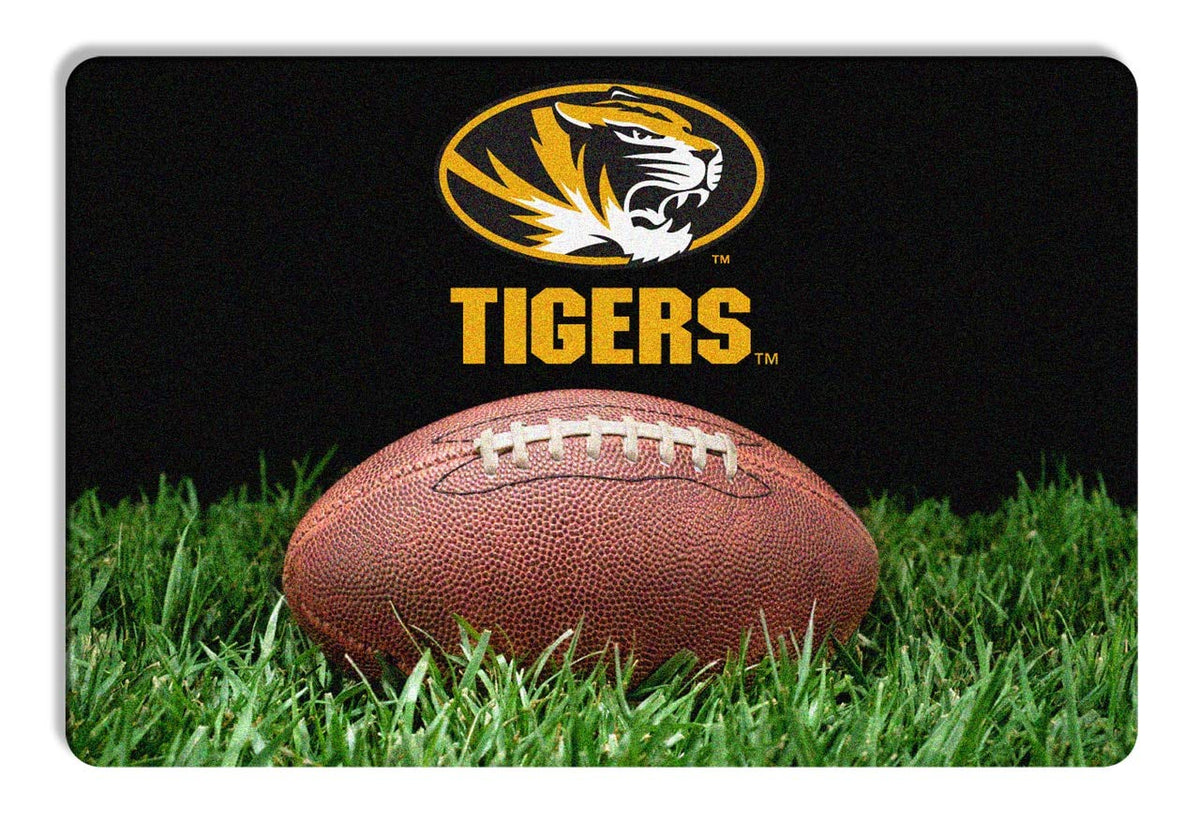 Ncaa Missouri Tigers Classic Football Pet Bowl Mat, Large