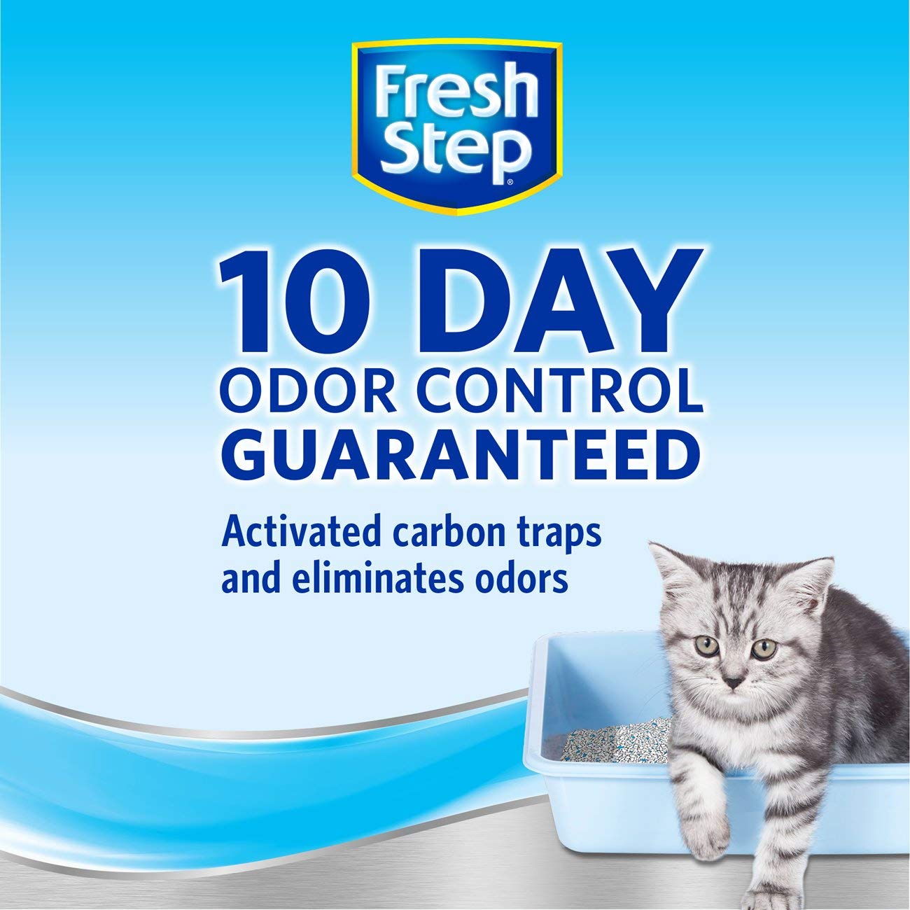 Fresh Step Extreme Mountain Spring Scented Clumping Cat Litter With Febreze Freshness, 42 Lbs.