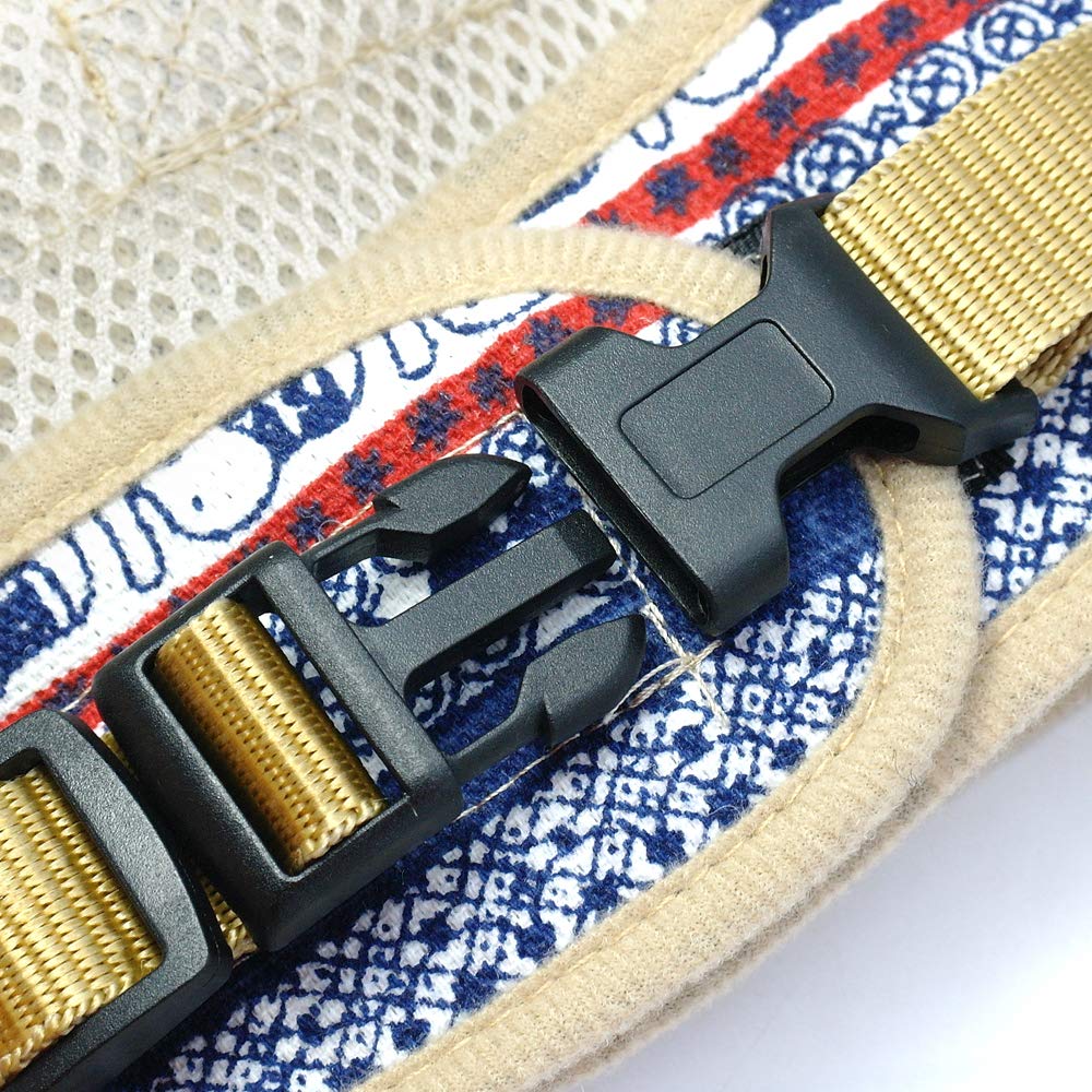 Muttitude Dog Harness & Leash Set For Small Breeds (Medium, Goa)