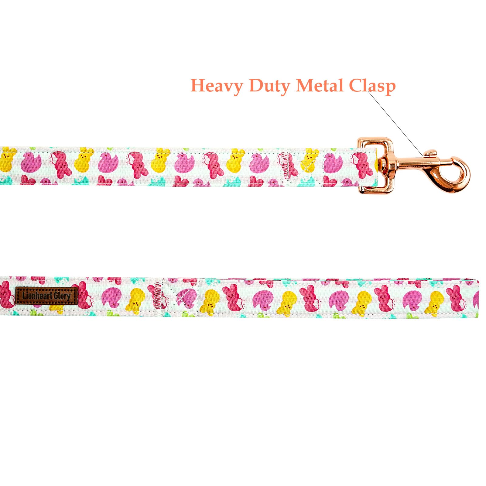 Lionheart Glory Easter Strong Dog Leash, Summer Spring Durable Dog Leashes With Soft Handle For Walking Training Small Male Or F