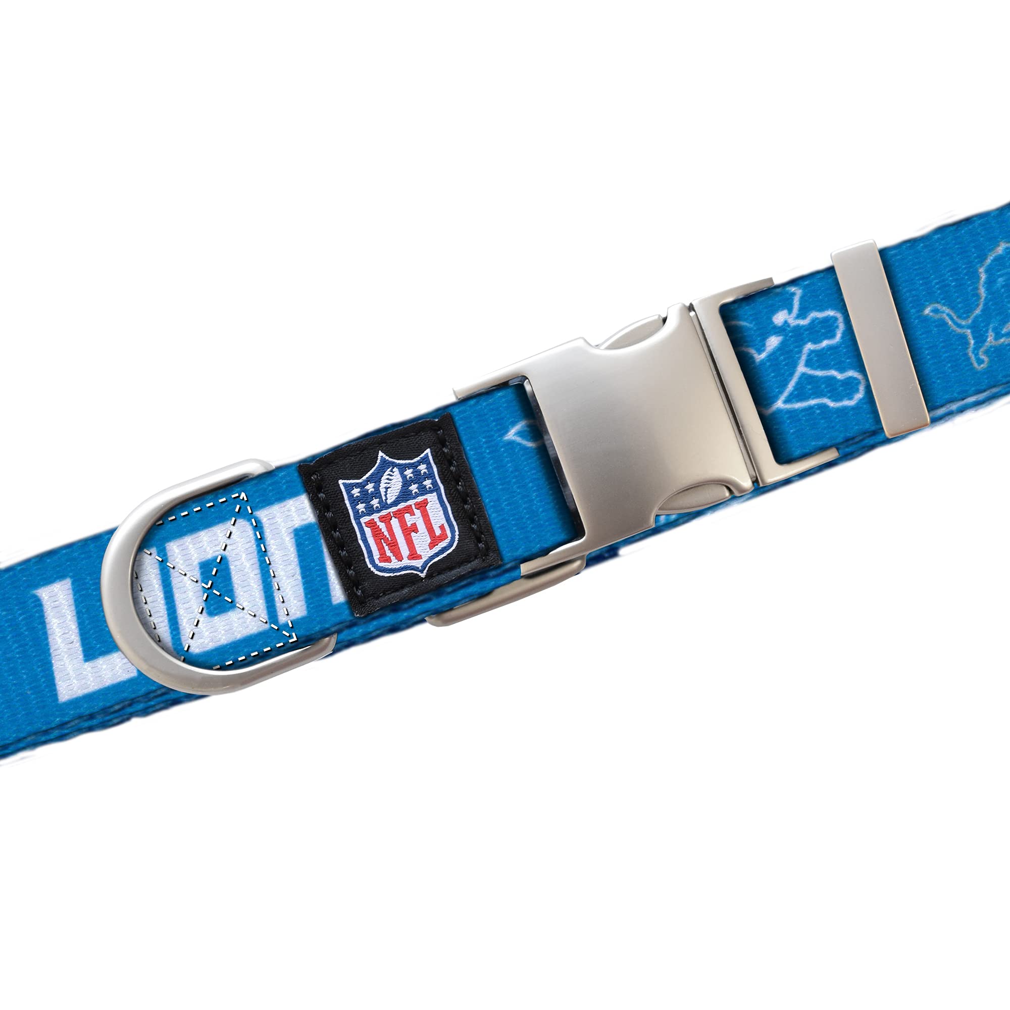 Littlearth Detroit Lions NFL Premium Pet Collar