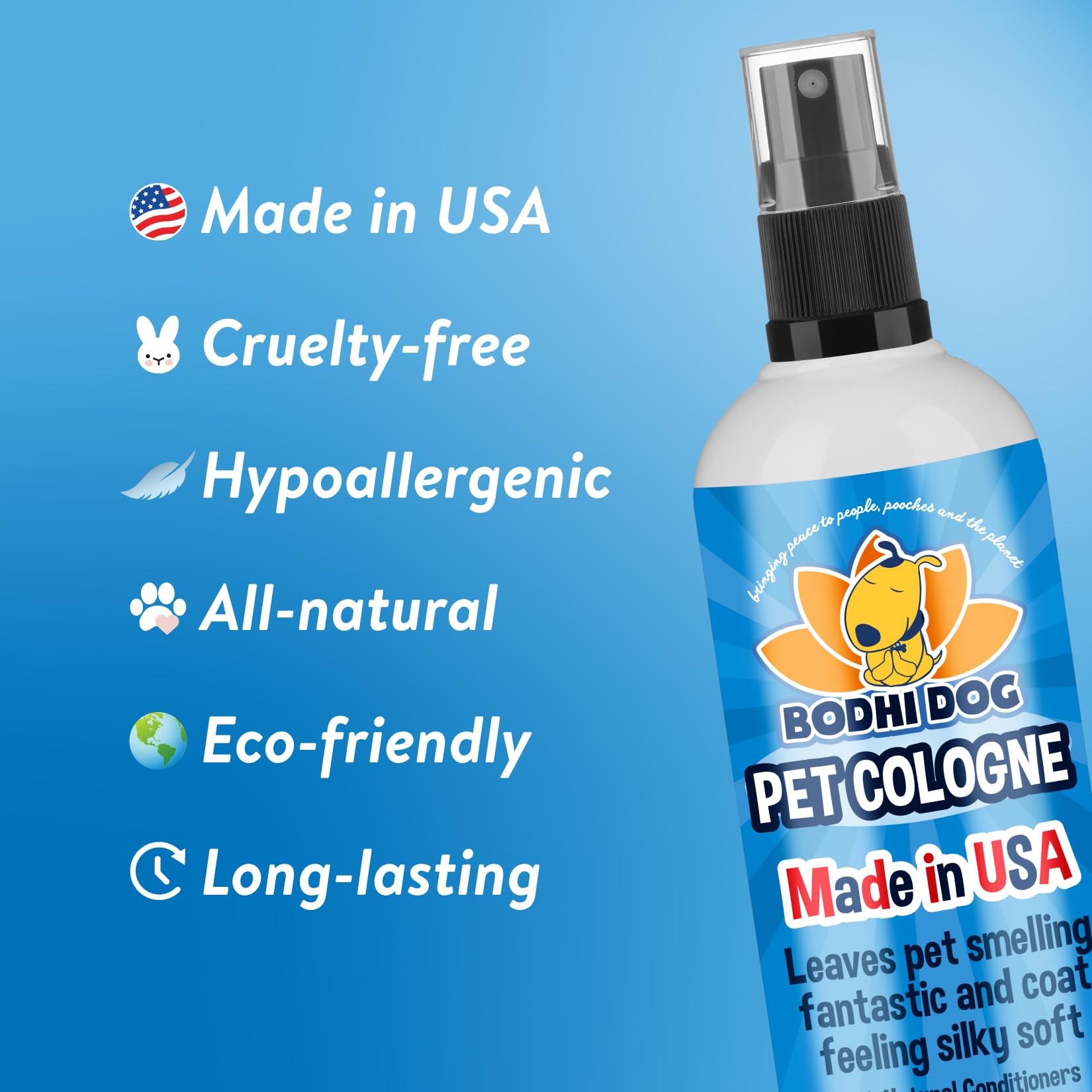 Bodhi Dog Natural Dog Cologne | Premium Scented Deodorizing Body Spray For Dogs & Cats | Neutralizes Strong Odors | Dog Perfume