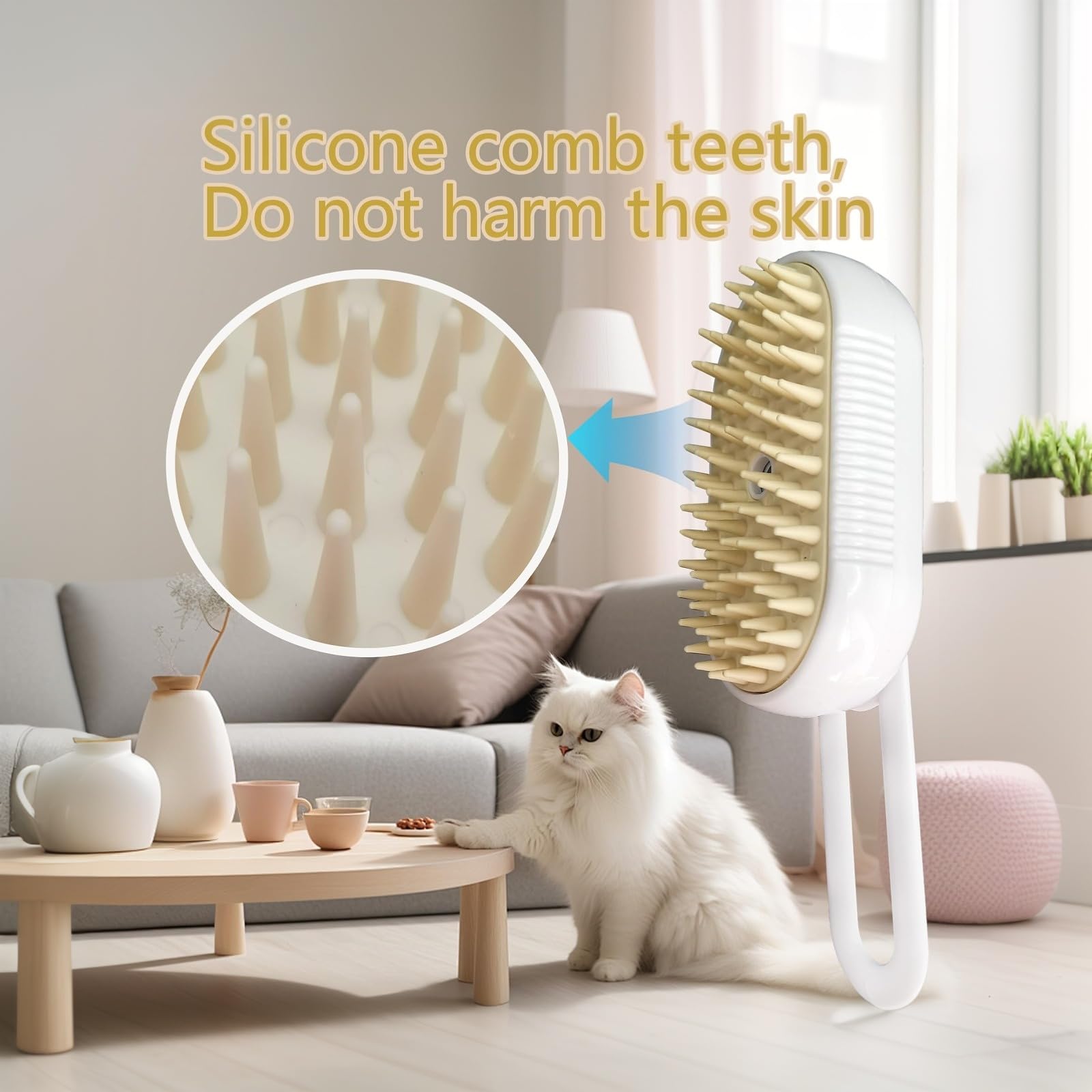 Cat Brush For Shedding, Brush For Cats And Dogs, Massage, Cleaning, Shedding, Dog Hair Removal Comb