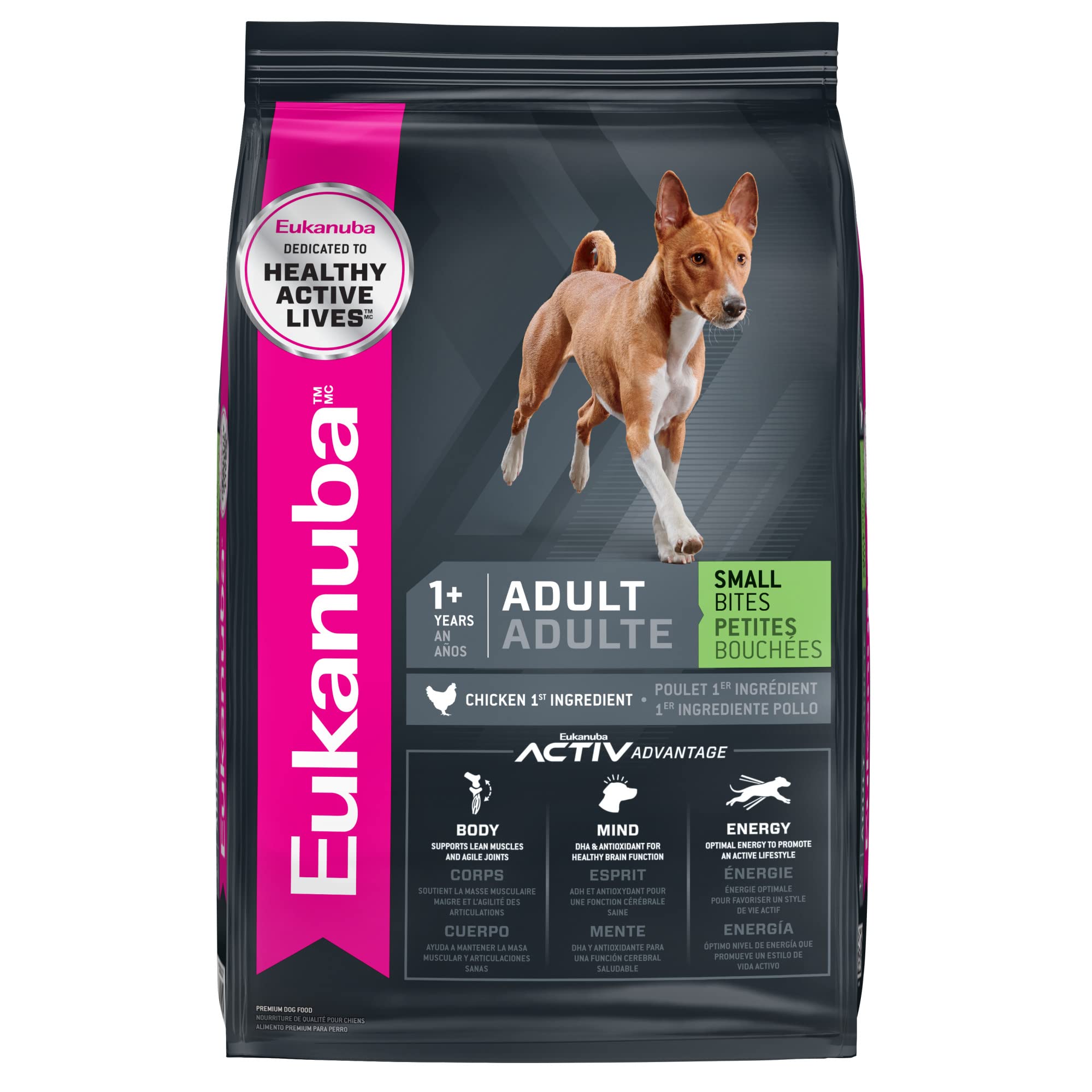 EUKANUBA Adult Small Bites Dry Dog Food, 40 lb