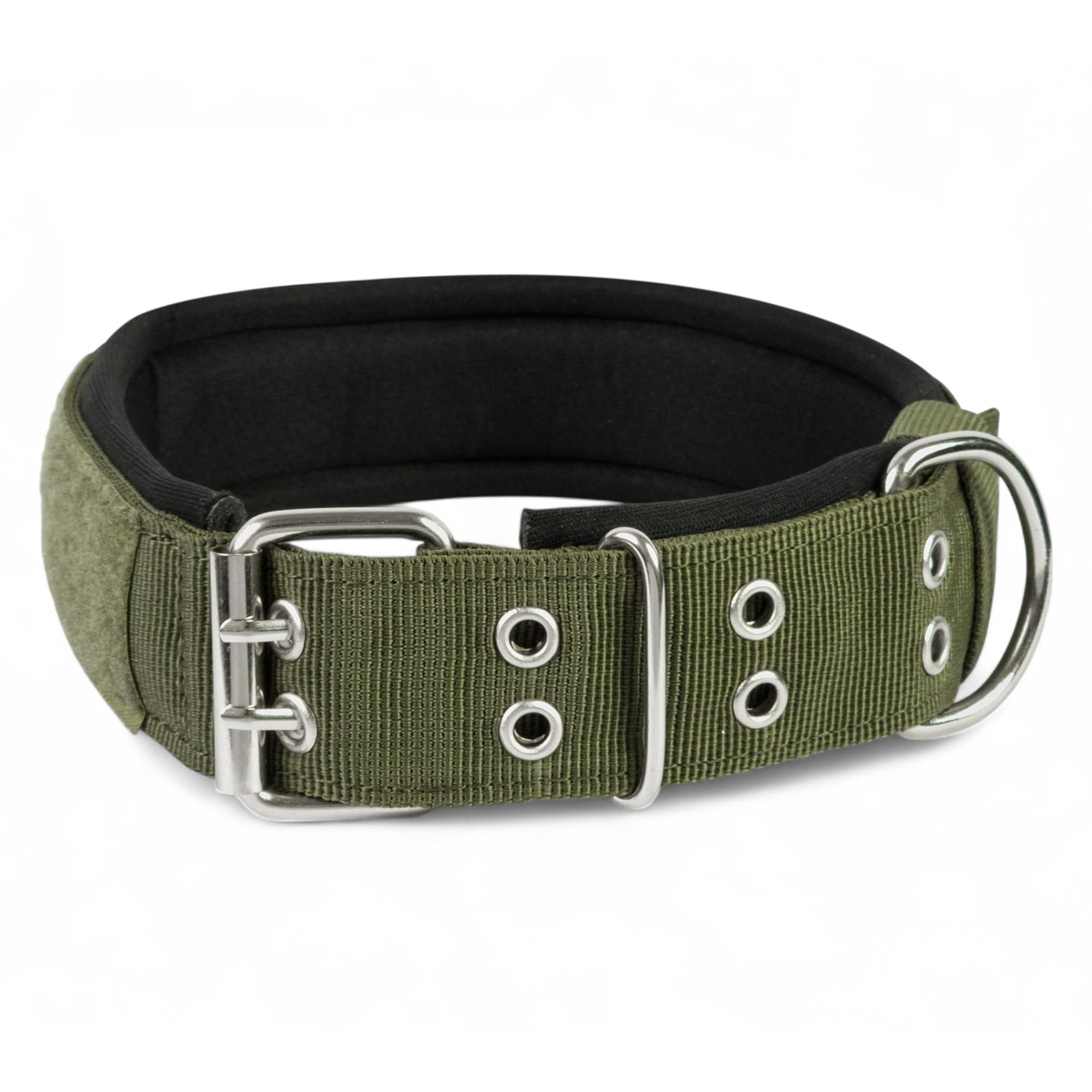 True Dawg Tactical Dog Collar Belt For Medium Dogs, Military Grade Heavy Duty Dog Neck Collar Belt For Strong Big Dogs, Training