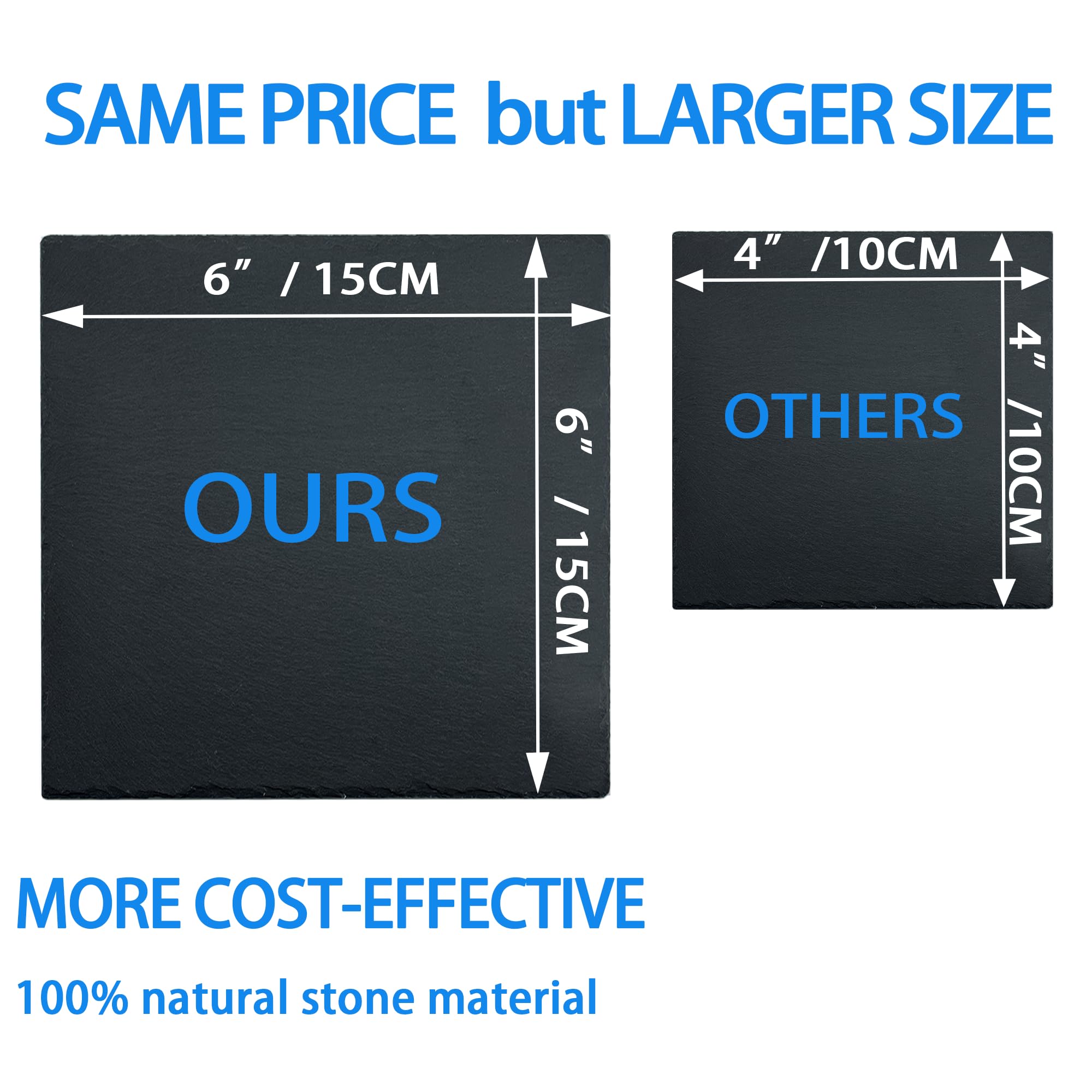 Inoscind Reptile Basking Platform 6    6'', Extra Large Reptile Slate, Basking Rock, Slate Tiles Rocks For Reptiles, Terrarium B