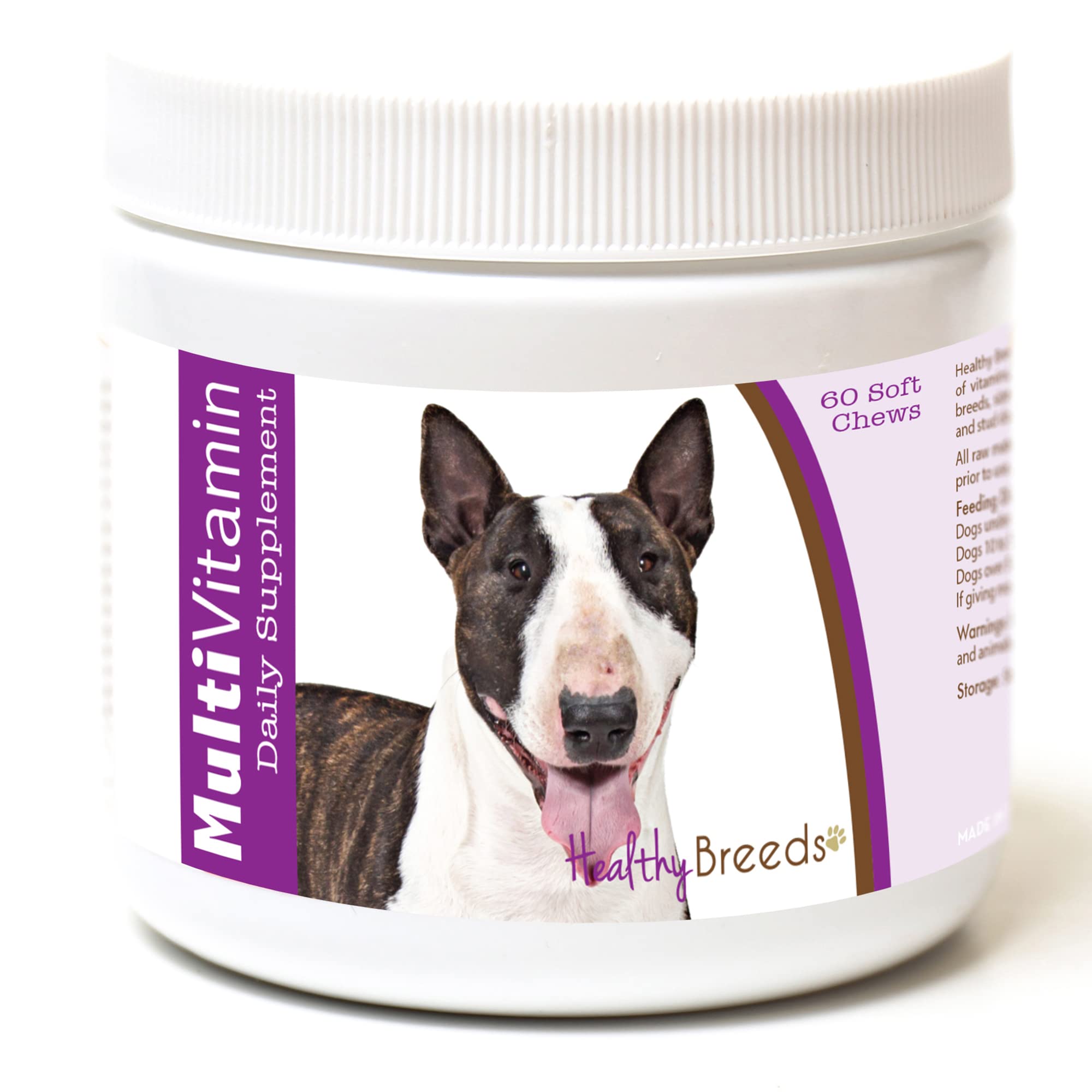 Healthy Breeds Miniature Bull Terrier Multi-Vitamin Soft Chews 60 Count
