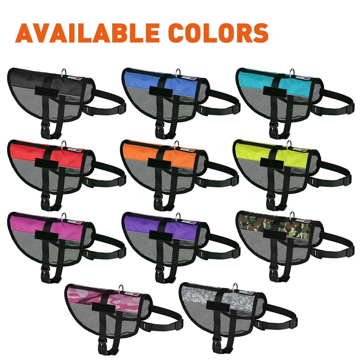 Dogline Emotional Support Dog Vest Bundle With Adjustable Service Dog Vest Harness, Reflective Emotional Support And Esa Patches, Emotional Support Leash, Emotional Support Animal Id Card