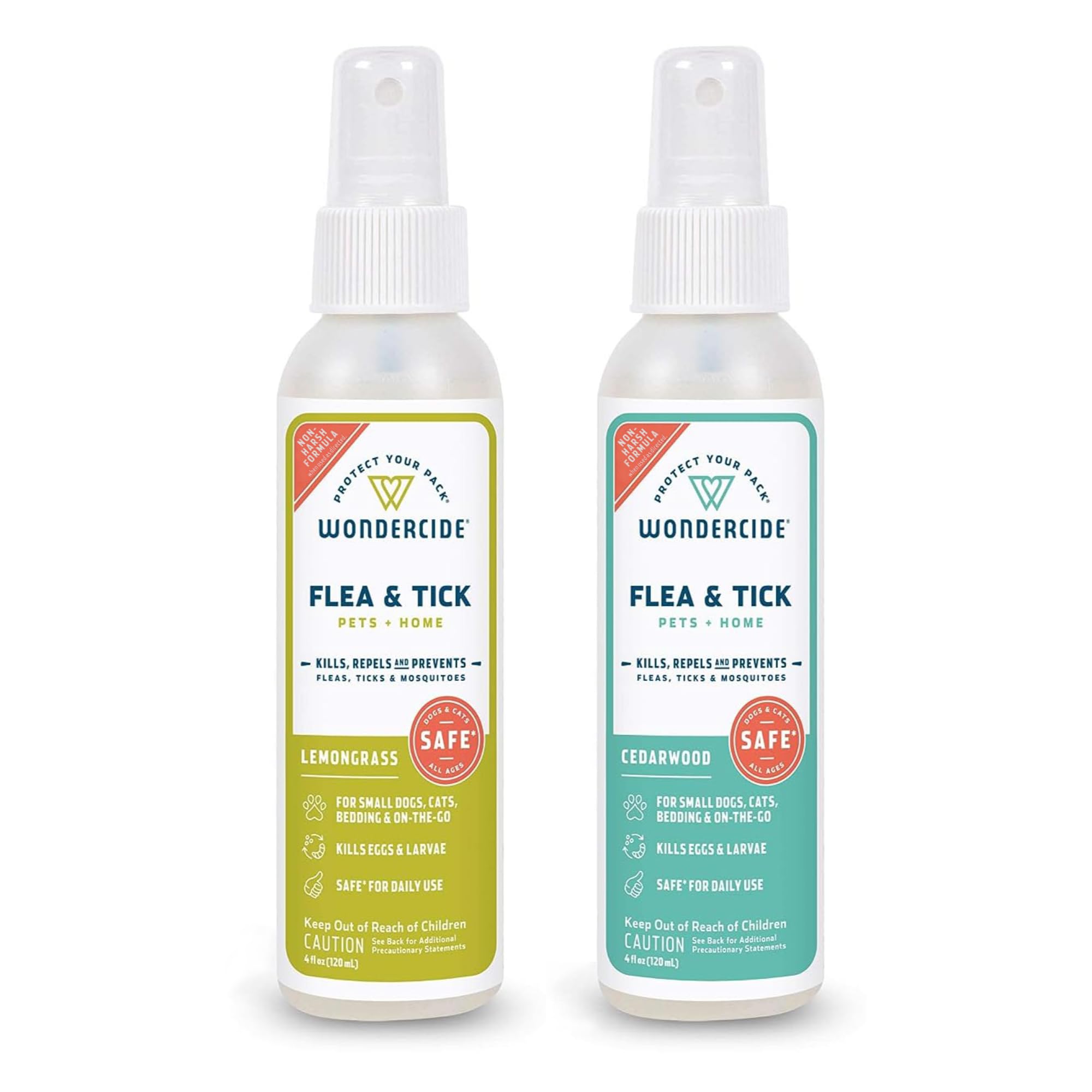 Wondercide - Flea, Tick and Mosquito Spray for Dogs, Cats, and Home - Flea and Tick Killer, Control, Prevention, Treatment - wit