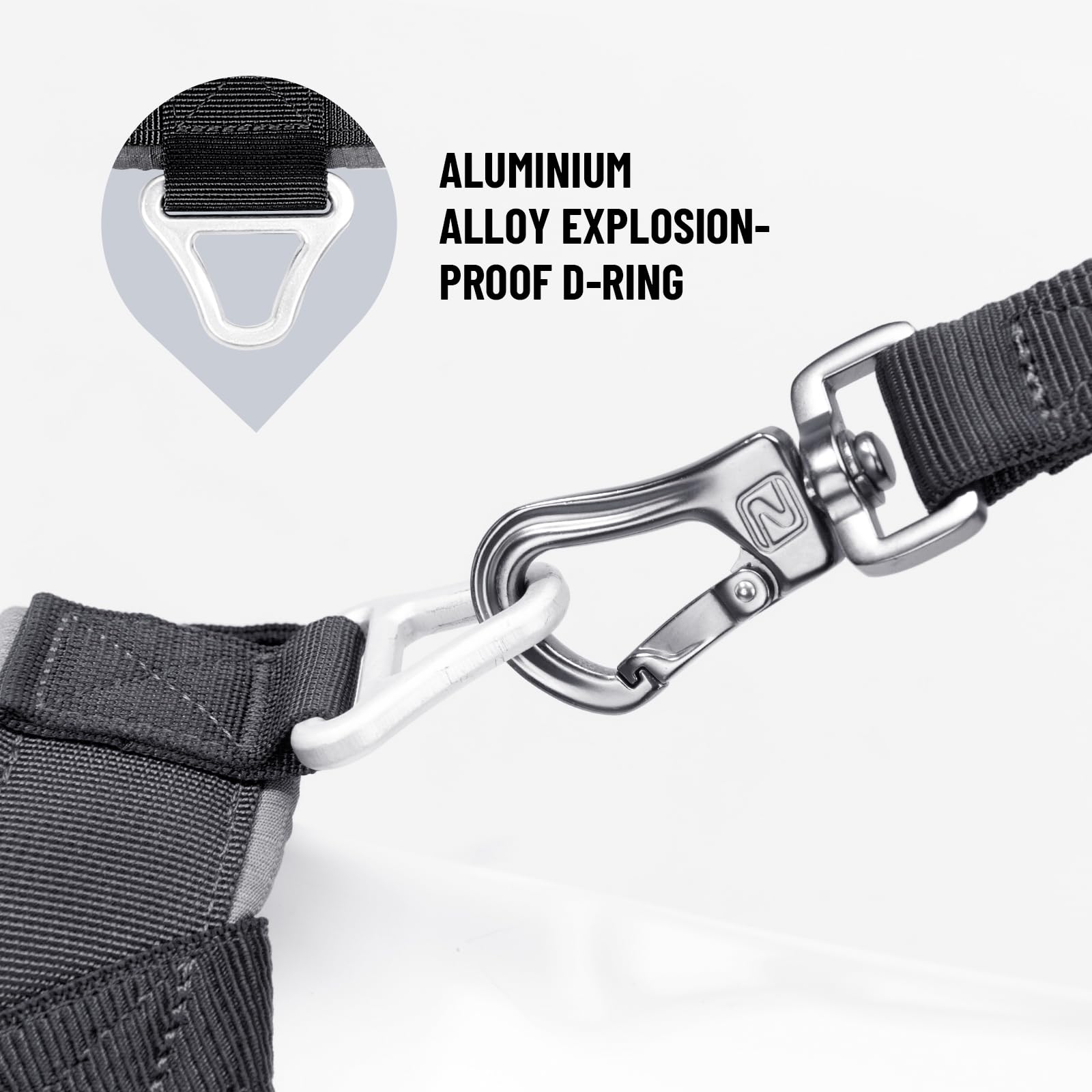 Excellent Elite Spanker No Pull Dog Harness Padded Dog Harness Adjustable Nylon Small Dog Harness Walking Dog Harness For Training Running(Blk-L)