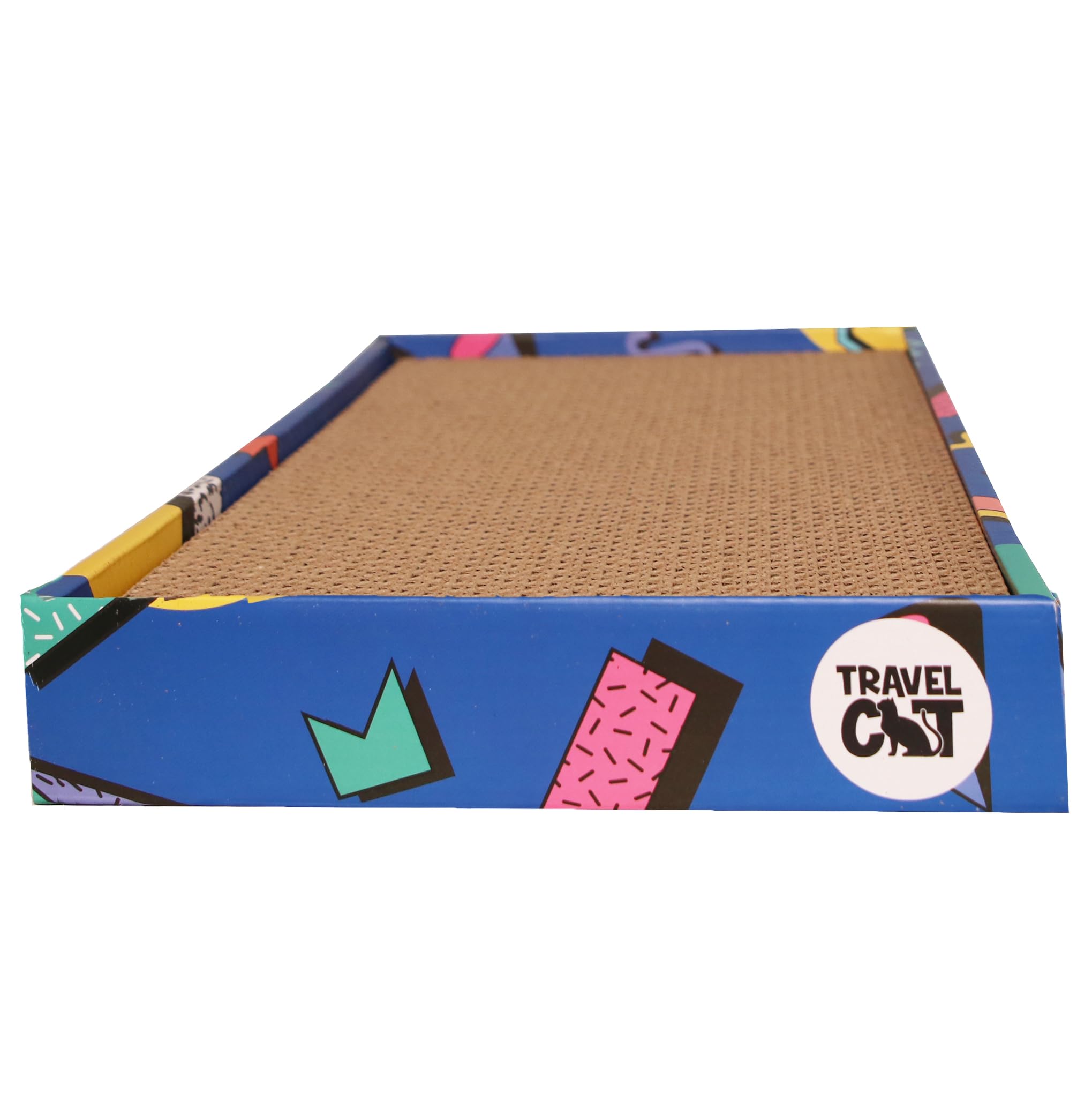 Travel Cat Portable Cat Scratcher - Durable And Recyclable Cat Scratching Board For Indoor Cat, Kitten For Rest, Play, Scratch -