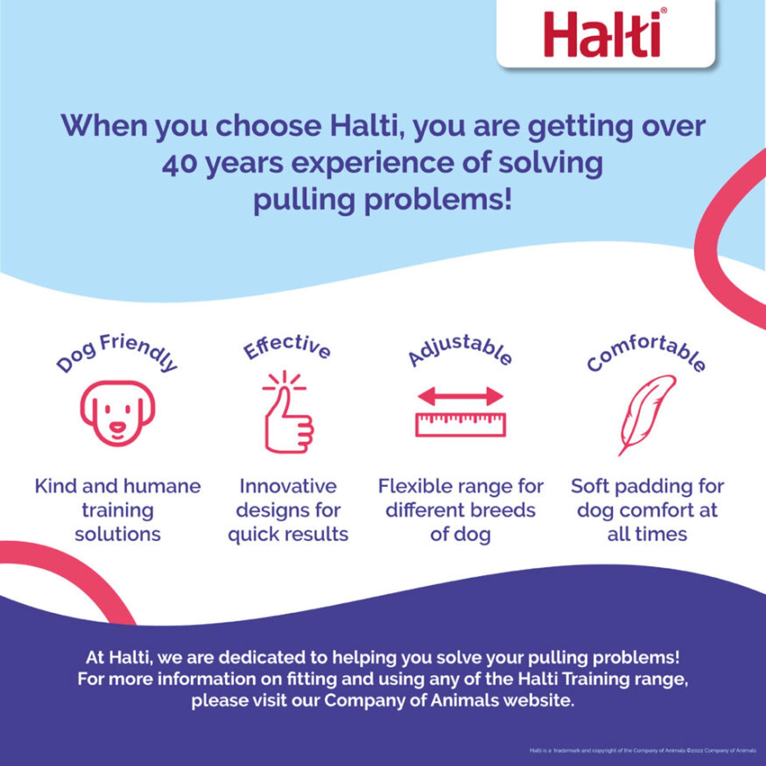 Halti Training Leash - Multifunctional Double-Ended Dog Leash, Ideal For Anti-Pulling Dog Training. Lightweight & Durable. Suita