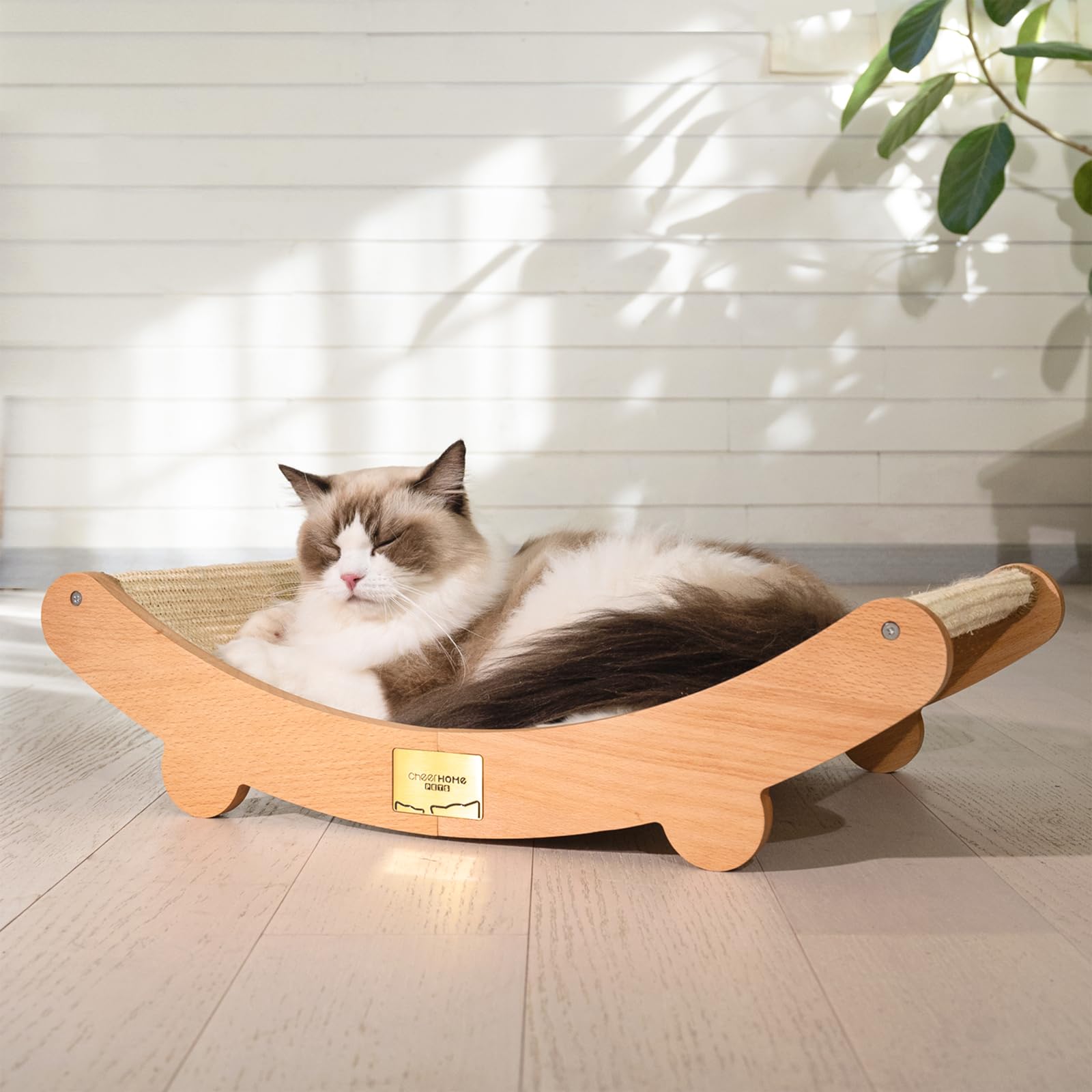 Cheerhome Pets Sisal Cat Scratcher Bed For Indoor Cats Hammock For Scratching Pad Cat Chair Nartural Sisal Cat Scratch Post For 