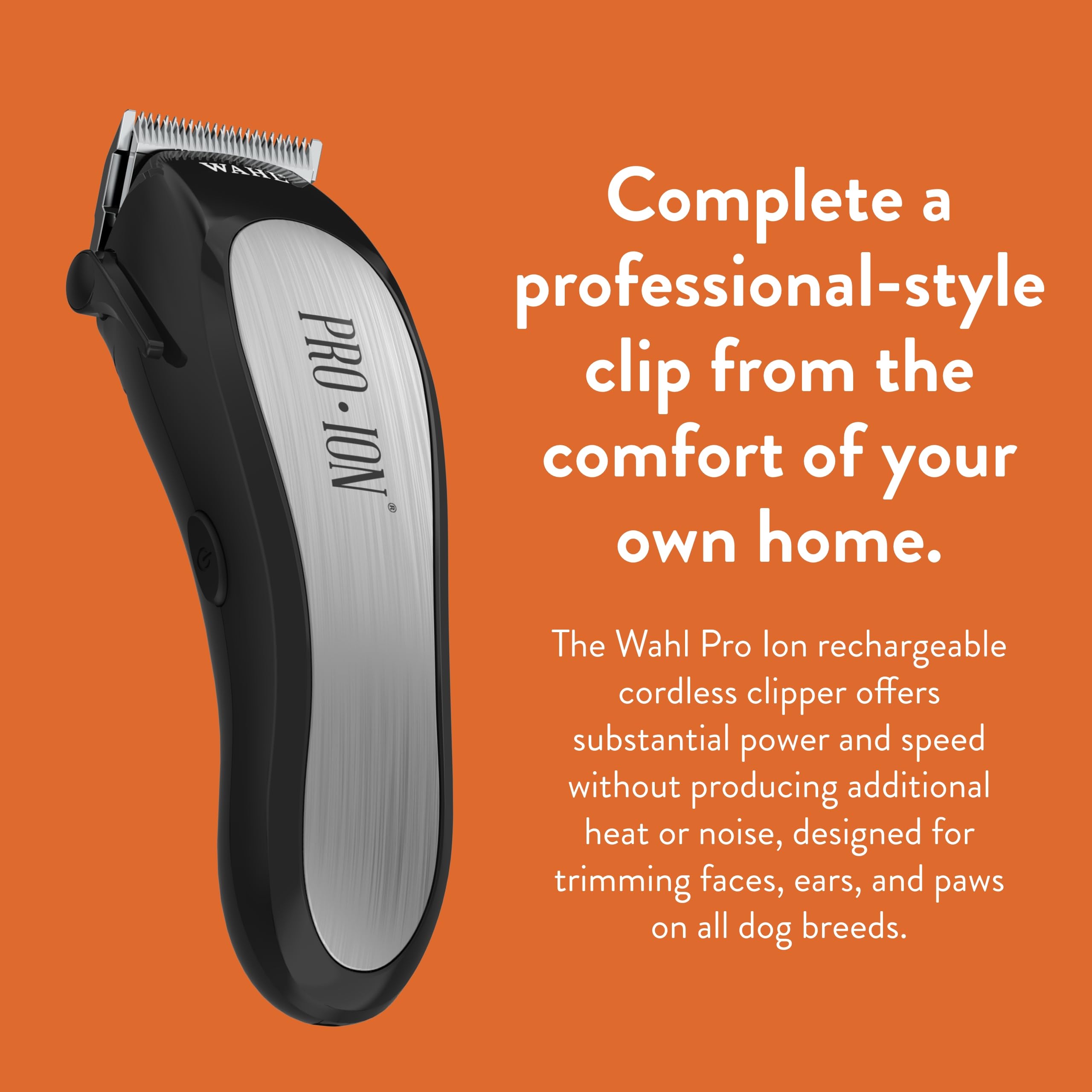 Wahl Professional Animal Pro Ion Pet, Dog, And Cat Cordless Clipper Kit