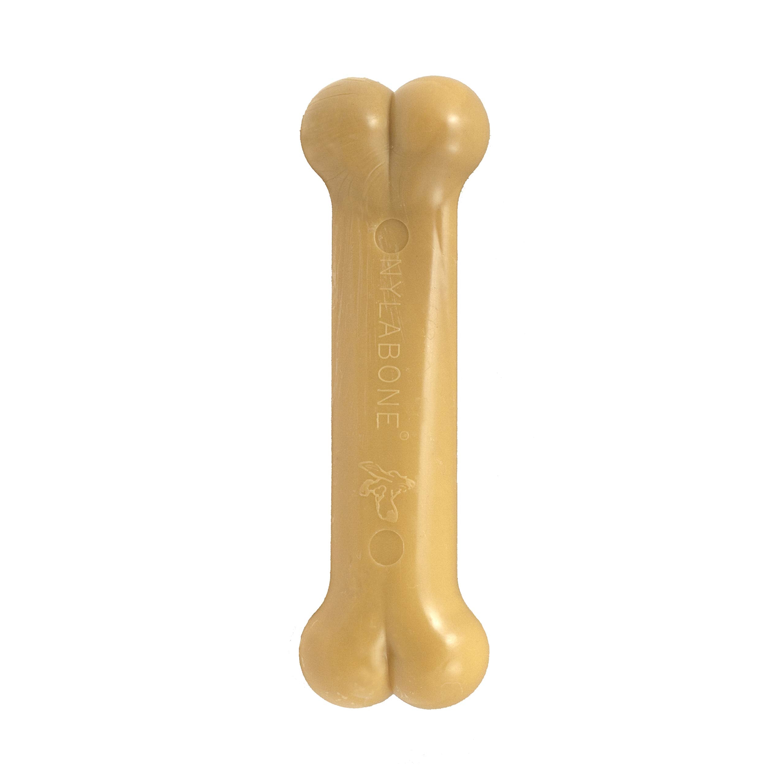 Nylabone Power Chew Flavored Durable Chew Toy For Dogs - Dog Toys For Aggressive Chewers - Indestructible Dog Bones For Small Dogs - Peanut Butter Flavor Small/Regular