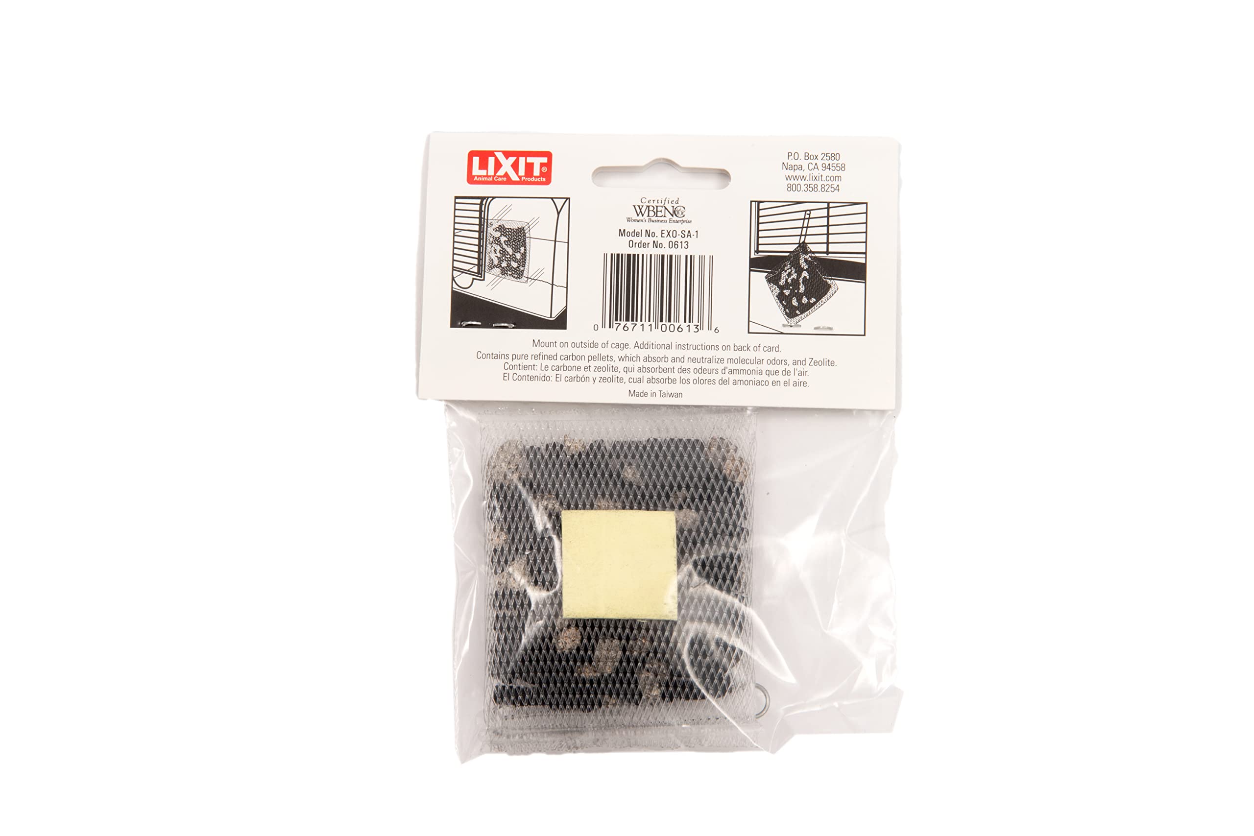 Lixit Odor Removal Packs For Small Animal Cages (Pack Of 2)