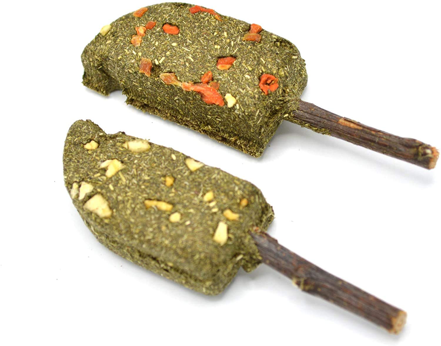 Oxbow 3 Pack Of Timothy Popsicle Small Pet Chew Toys, 7.4