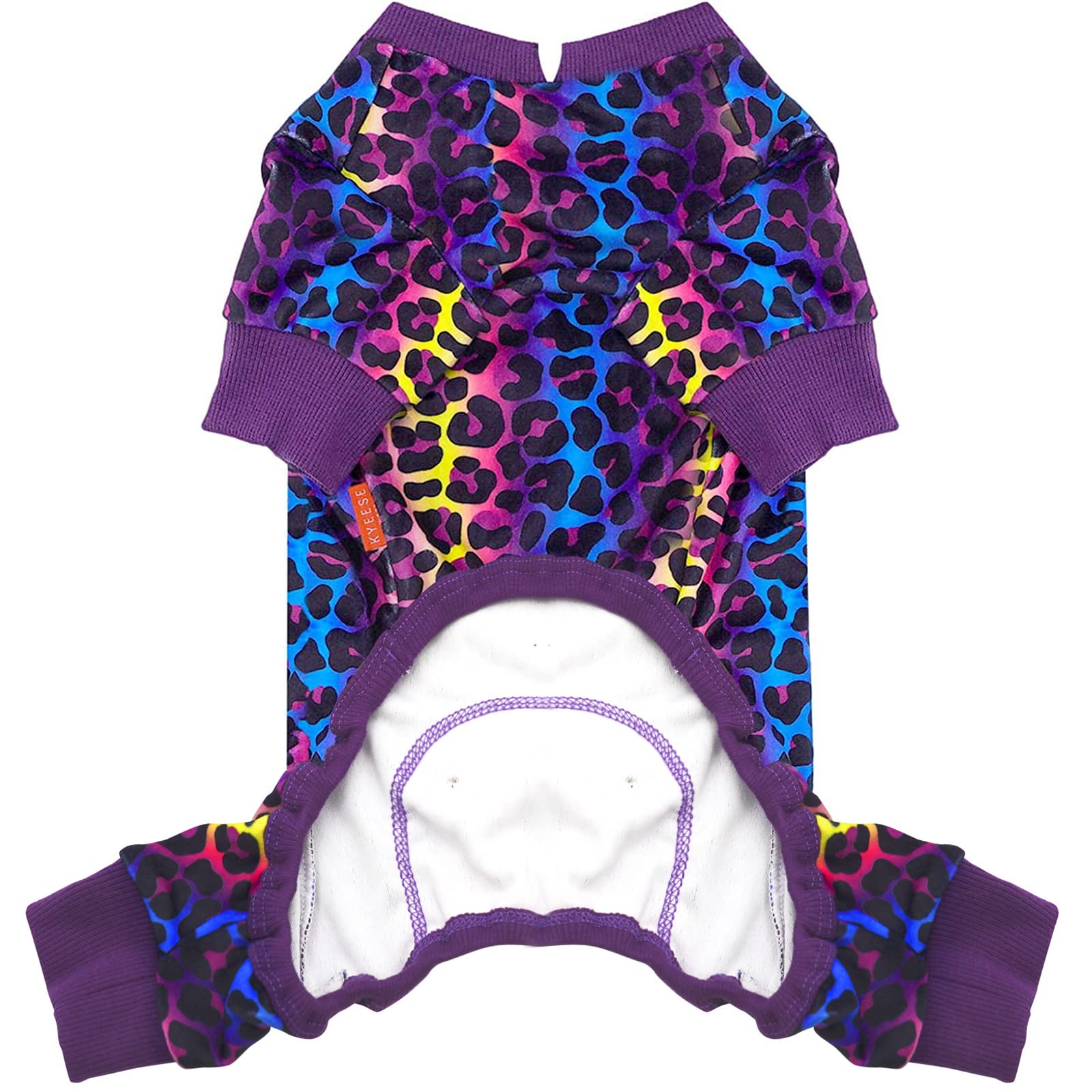 Kyeese Dog Pajamas Leopard Dog Body Suits After Surgery Soft Dog Costume Small Dog Pajamas Dog Pajamas For Small Dogs Cat Clothe
