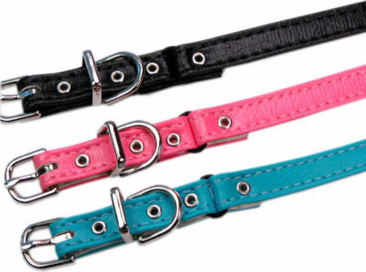 3/8&quot; Plain Cat Safety Collar Blue 12