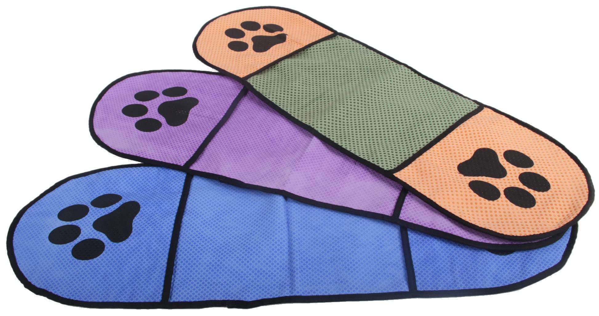Pet Life A Dry-Aid Hand Inserted Bathing And Grooming Quick-Drying Microfiber Pet Towel
