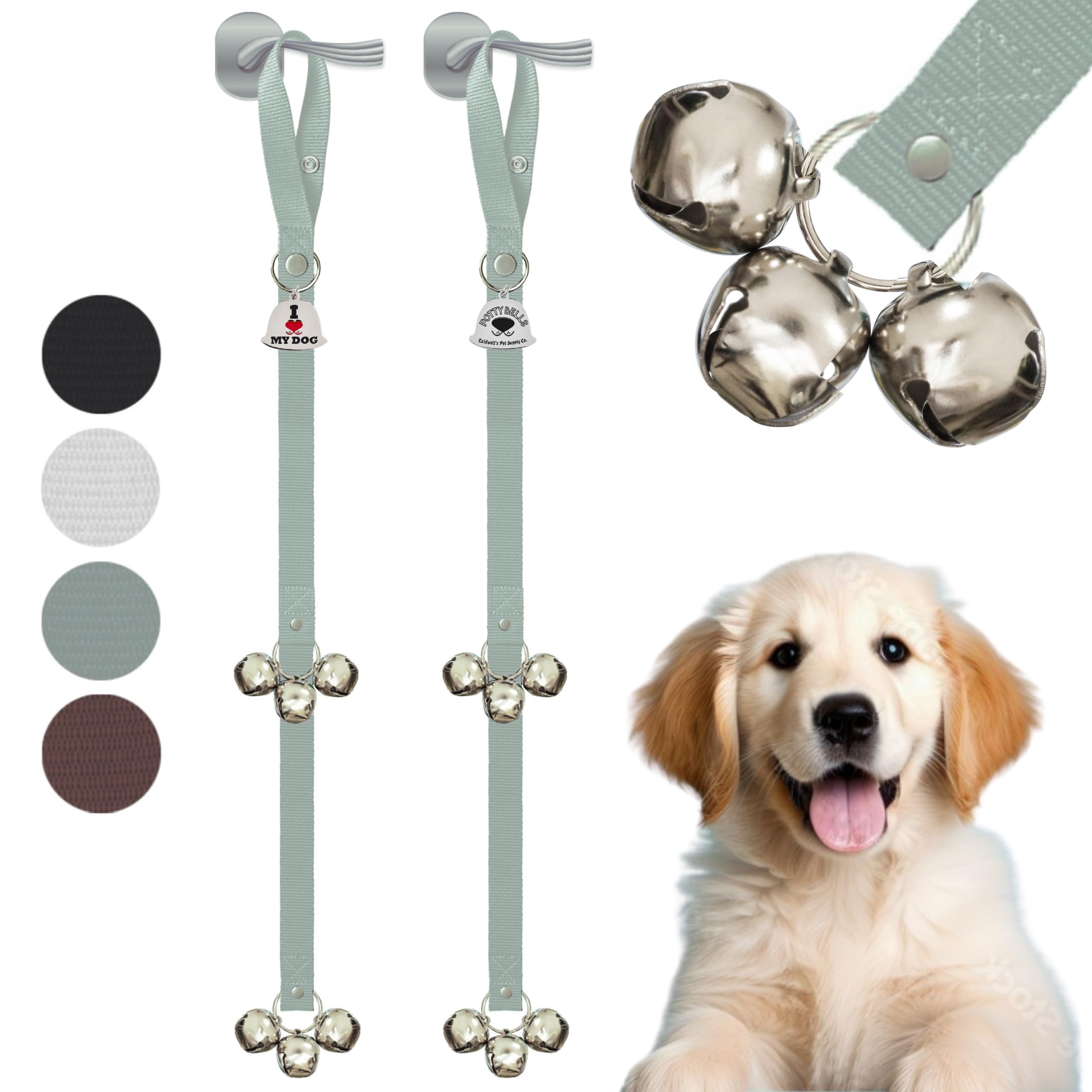 Caldwell'S Dog Potty Bell For Dogs To Ring To Go Outside - The Original Dog Door Bell For Potty Training - Premium Quality Dog T