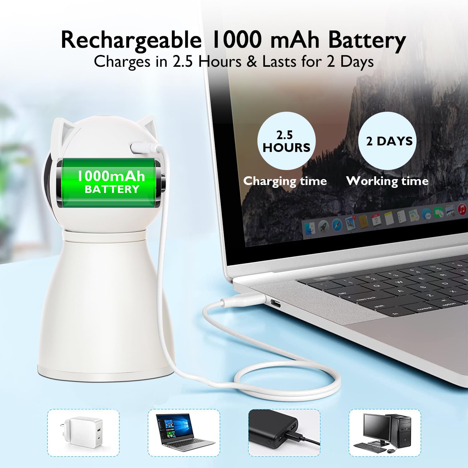 Valonii Cat Toys [2025 Newly Upgraded] Real Random Trajectory Rechargeable Motion Activated Cat Laser Toy Automatic,Interactive Cat Toys For Indoor Cats/Kitten/Dogs