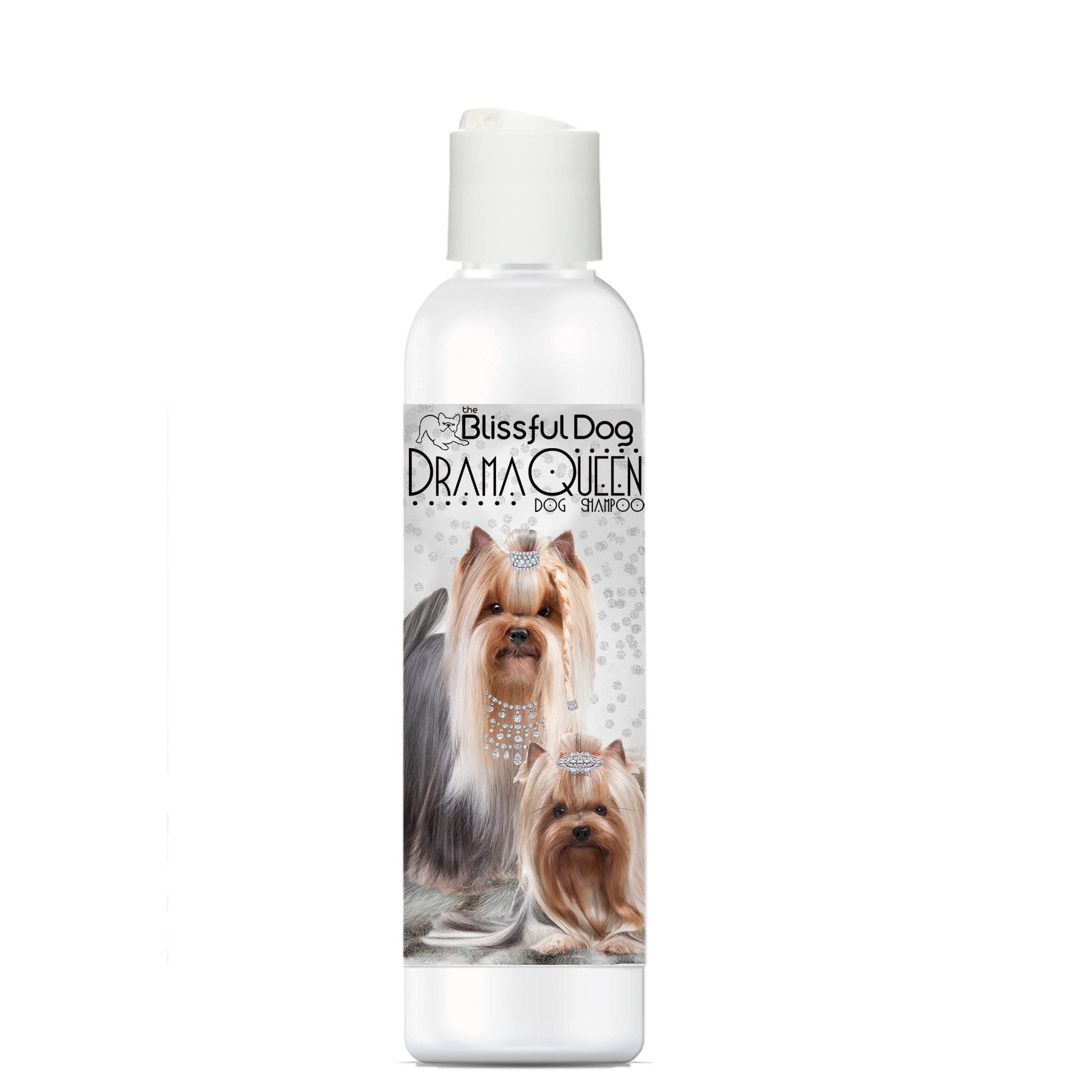 The Blissful Dog Drama Queen Luxury Dog Shampoo - Yorkshire Terrier, Nourishing Pet Supplies, Dog Grooming Supplies For Soft, Silky, Shiny Coat, Moisturizing Puppy Shampoo, 8 Oz.