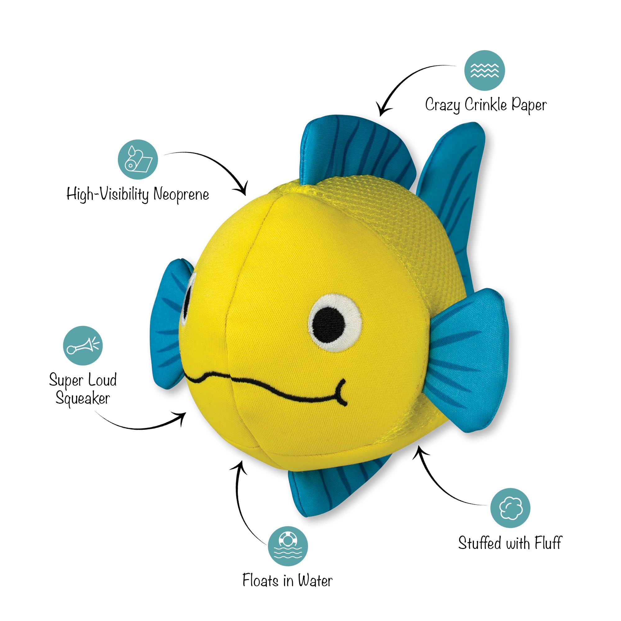 Fringe Studio ''PIPSQUEAK Floating Dog Toys, Pet Shop Collection (640005)