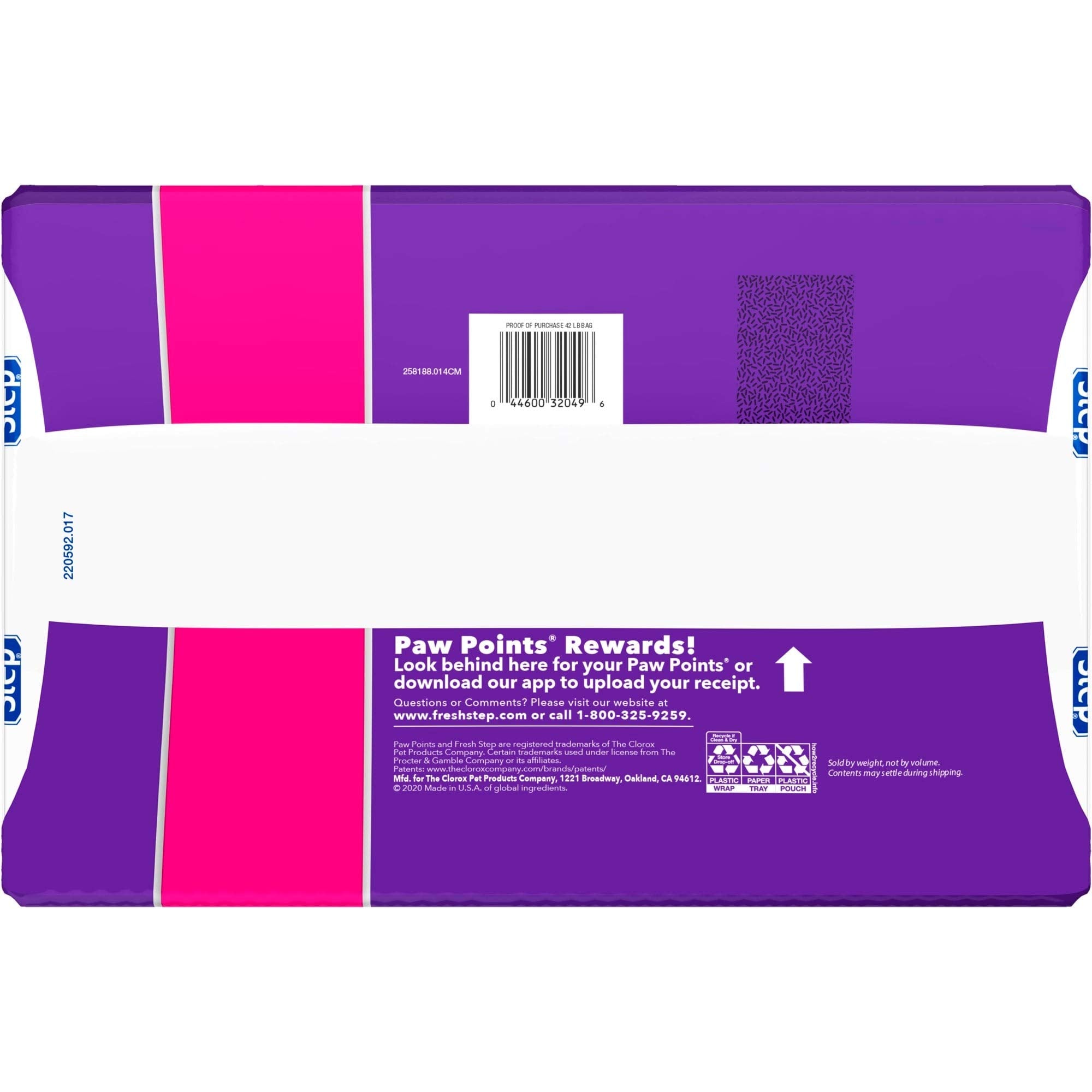 Fresh Step Multi-Cat Extra Strength Scented Clumping Cat Litter With The Power Of Febreze, 42 Lbs., .33 Cf1