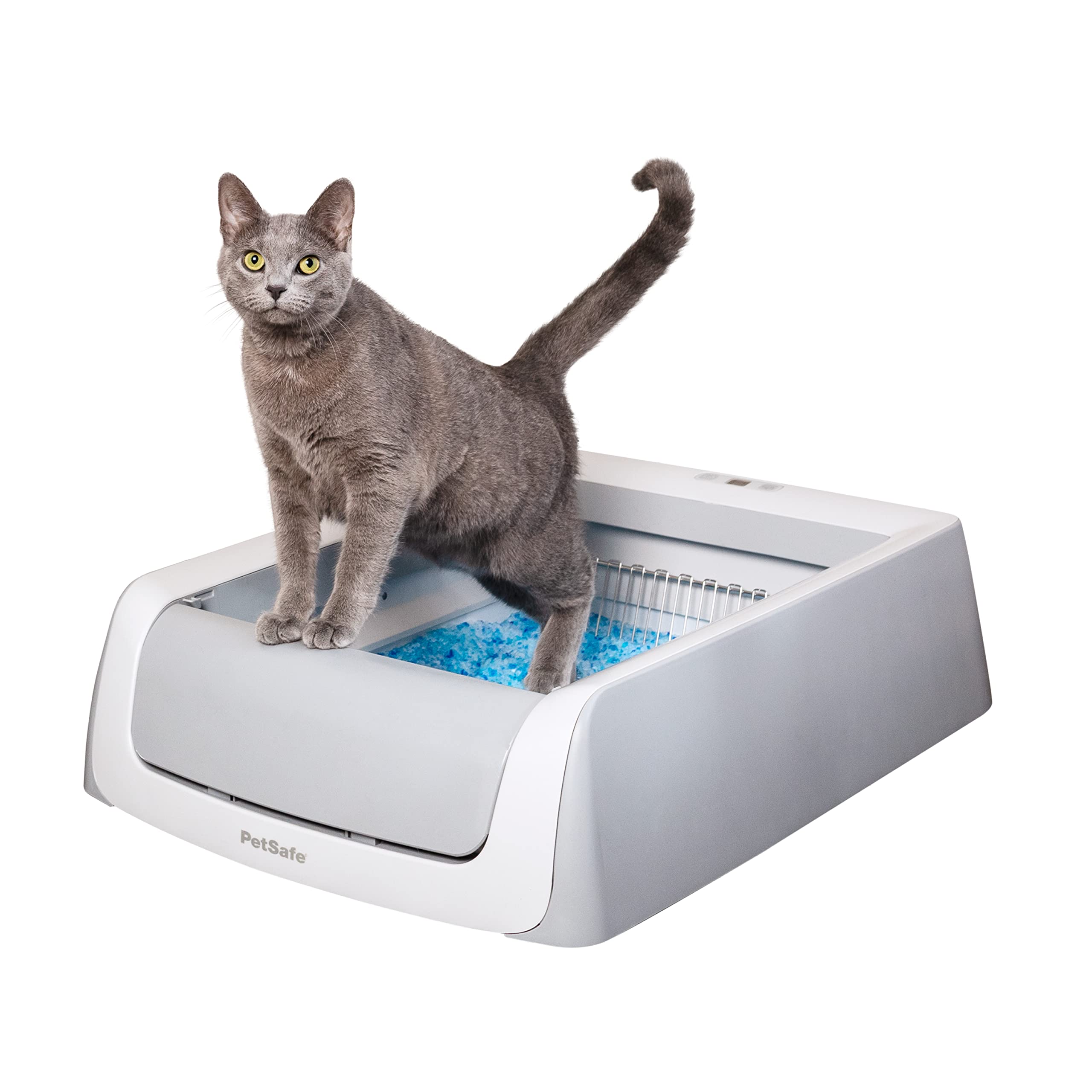 Petsafe Scoopfree Self-Cleaning Cat Litterbox - Never Scoop Litter Again - Hands-Free Cleanup With Disposable Crystal Tray - Less Tracking, Better Odor Control - Includes Disposable Tray