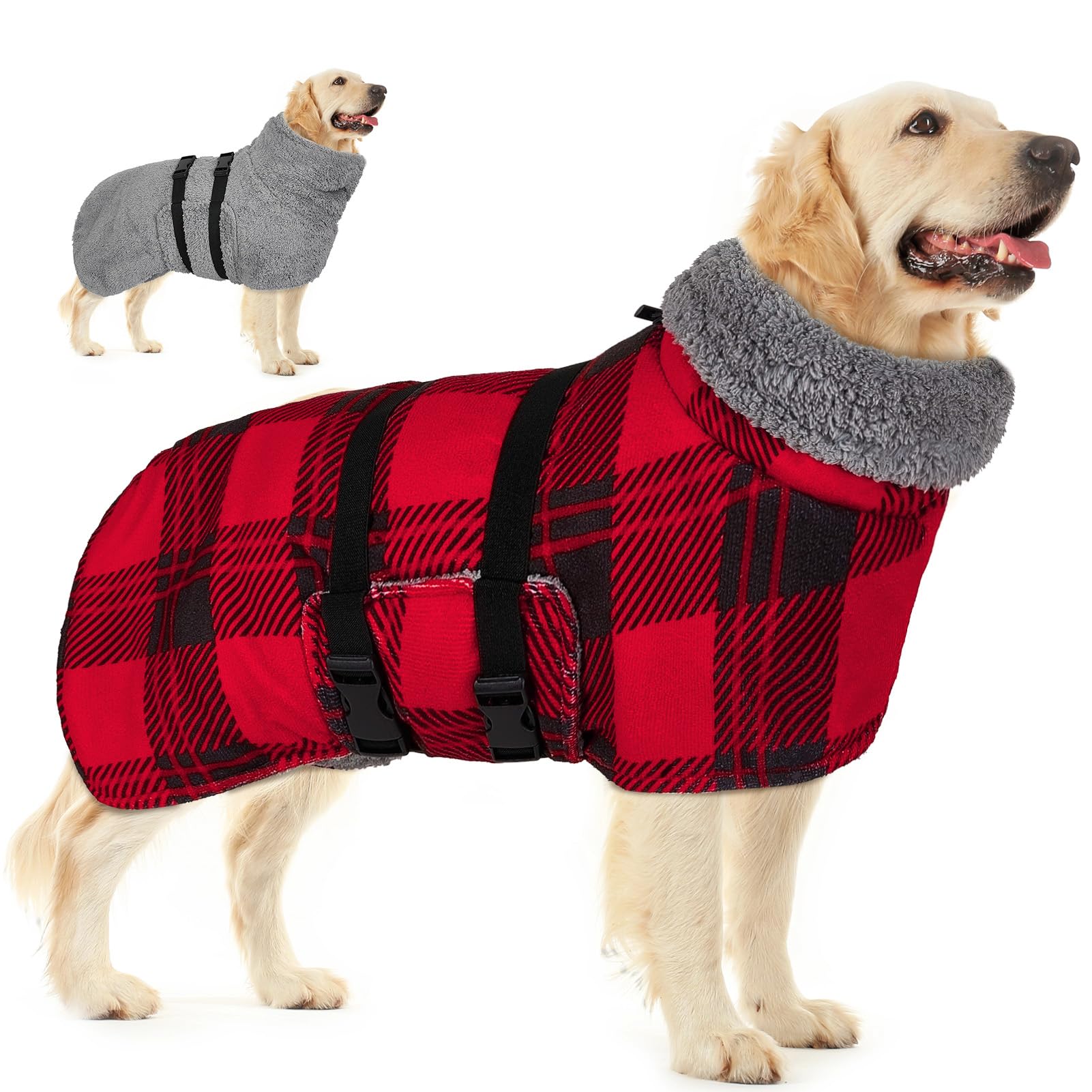 Quick Drying Dog Robe - Super Absorbent Bathrobe Towel, Cute Thickening Bath Supplies, Adjustable Drying Coat, Wearable On Both 