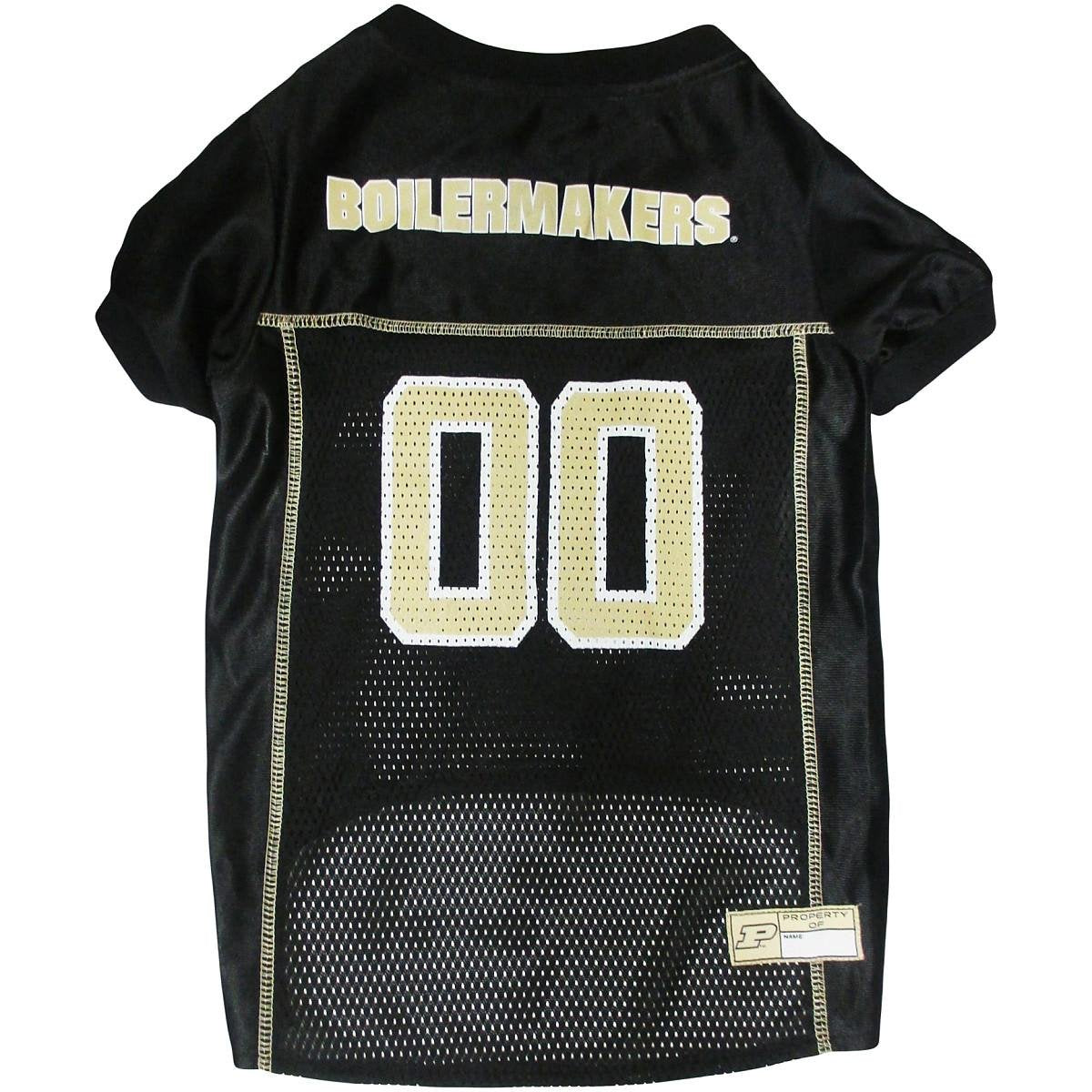 Pets First NCAA College Purdue Boilermakers Mesh Jersey for DOGS & CATS, Small.Licensed Dog Jersey with your Favorite Football/B